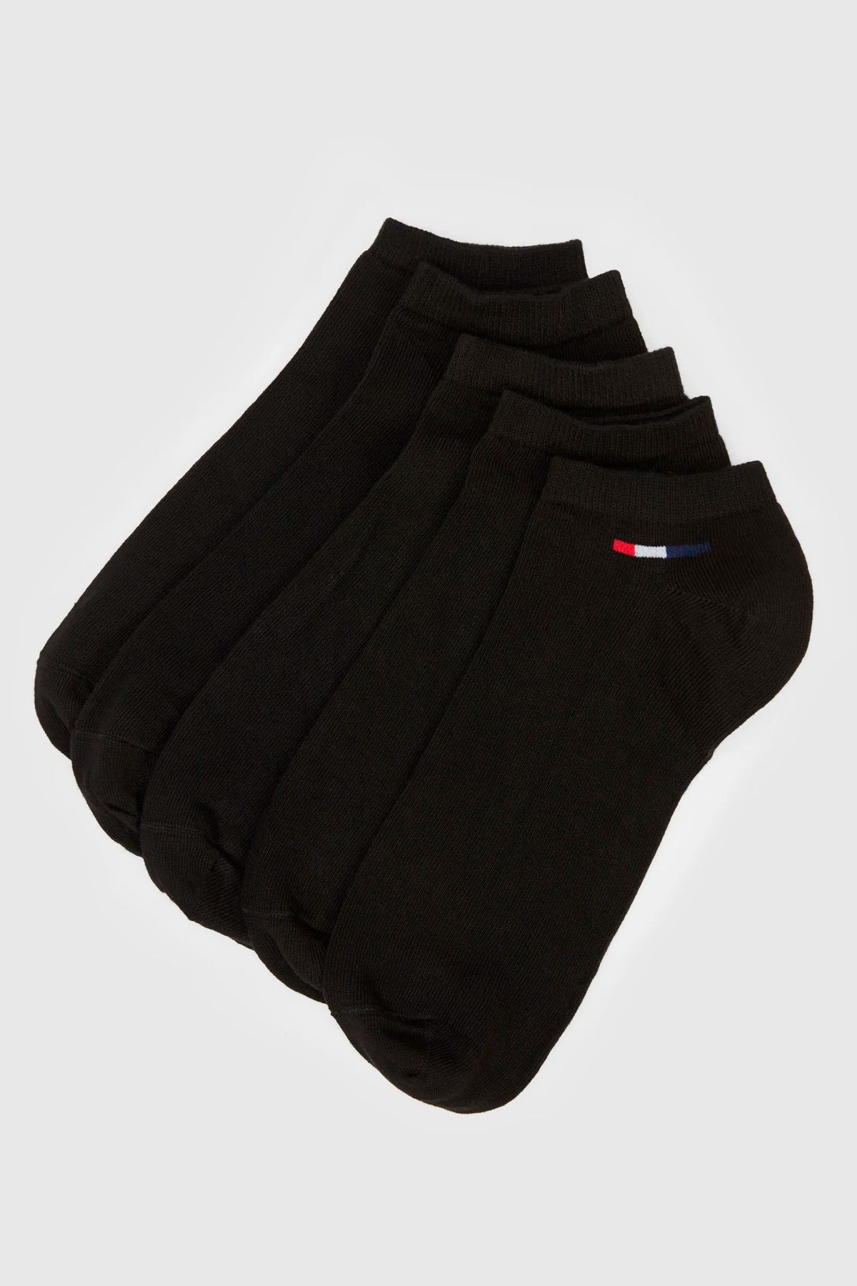 U.S. Polo Assn. Black Men Black 5 Pack Ankle Socks SKU: A081SZ0130 PU-12631_VR046 Image 01