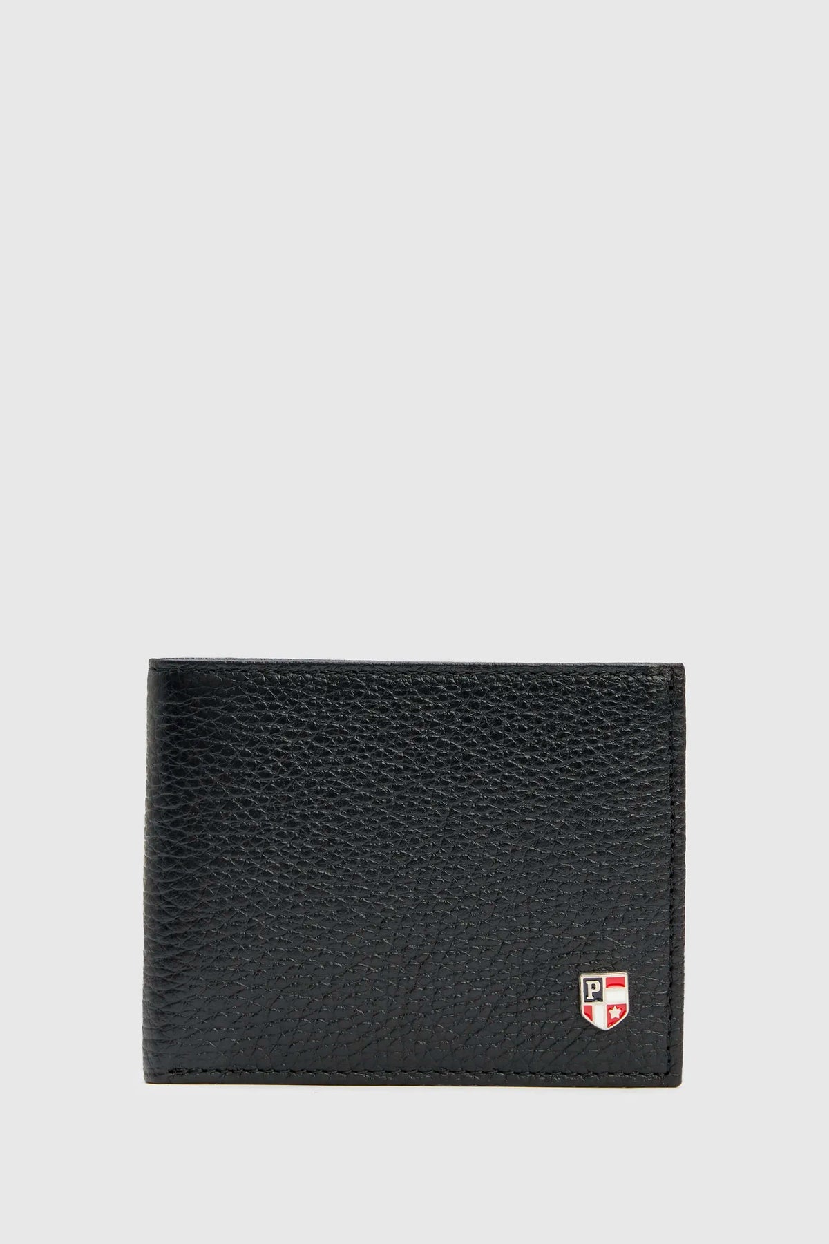 U.S. Polo Assn. Black Men Black Grained Leather Bifold Wallet SKU: A081SZ0CD0 PU-16793_VR046 Image 01