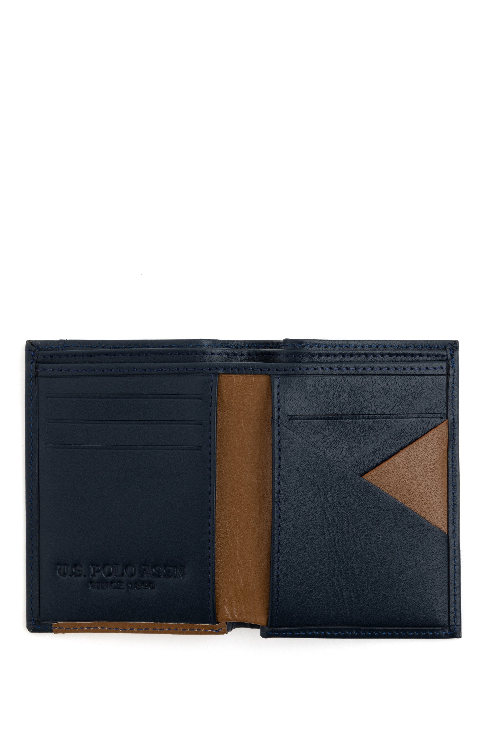 Navy Blue And Brown Wallet_A081SZ0CD0 1748518_VR033_04