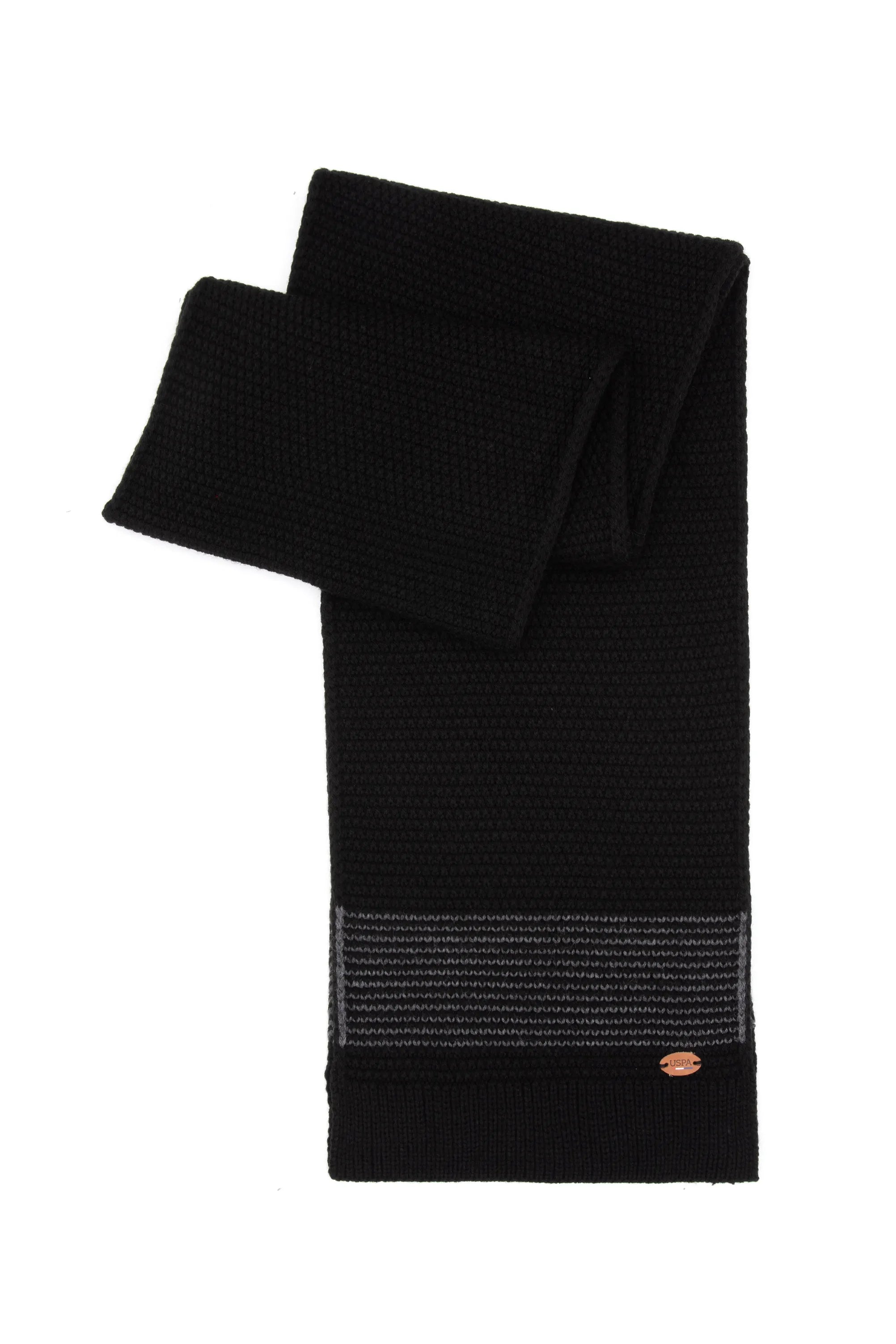 U.S. Polo Assn._Black_Black Knitted Beanie and Gloves Set_A081SZ0DH0 2265015_VR046_02