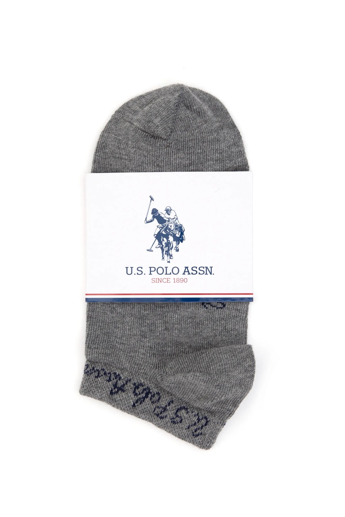 U.S. Polo Assn. White Women White Assorted 5 Pack Ankle Socks SKU: A082SZ013P02 CORA-5-SK25_VR013 Image 04