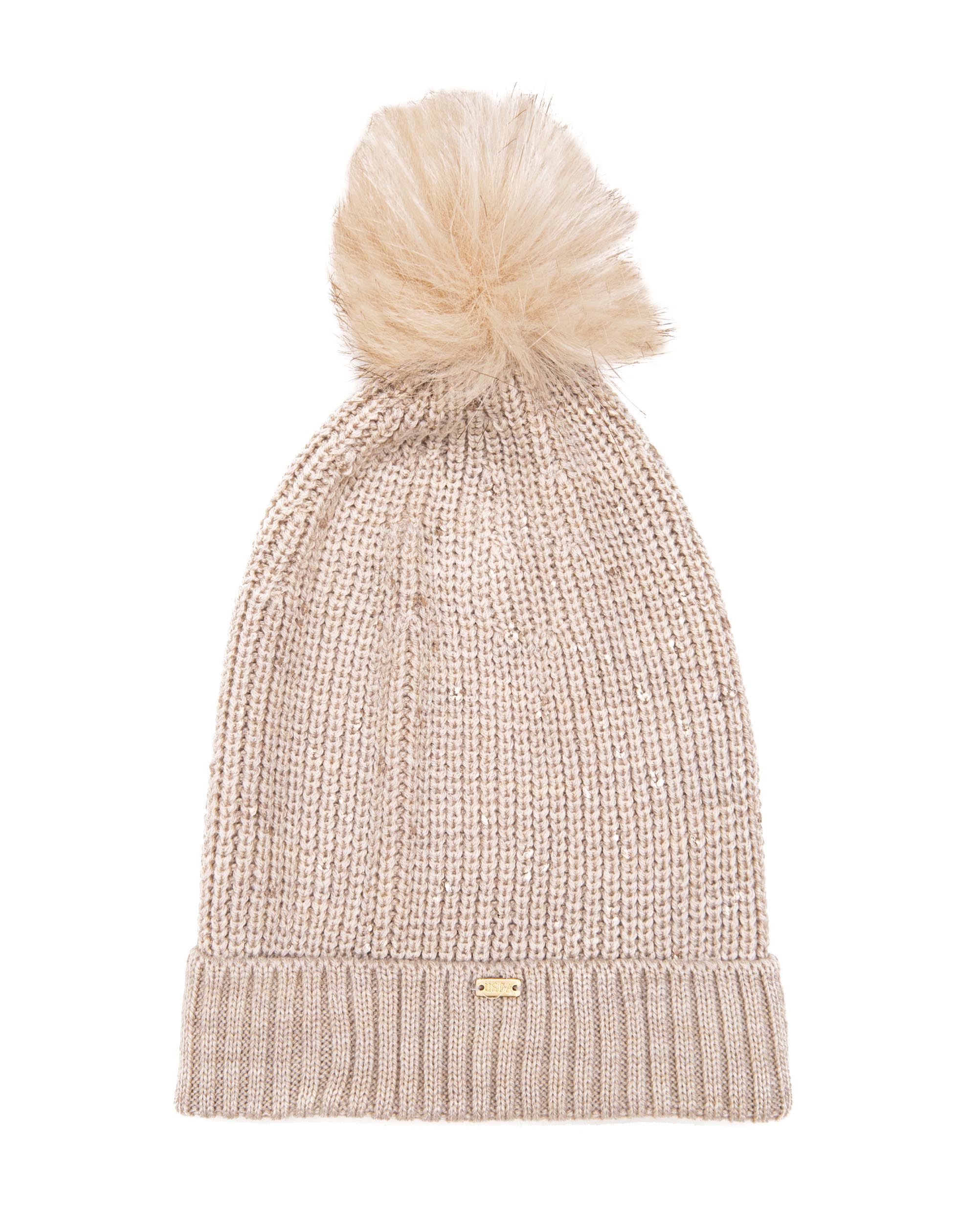 Beige Beret U.S. Polo Assn.