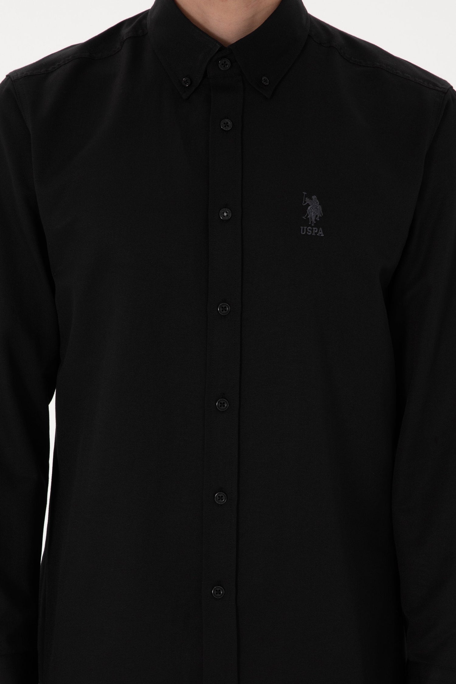 U.S. Polo Assn._Black Shirt Long Sleeve_G081GL0040 2084126_VR046_06