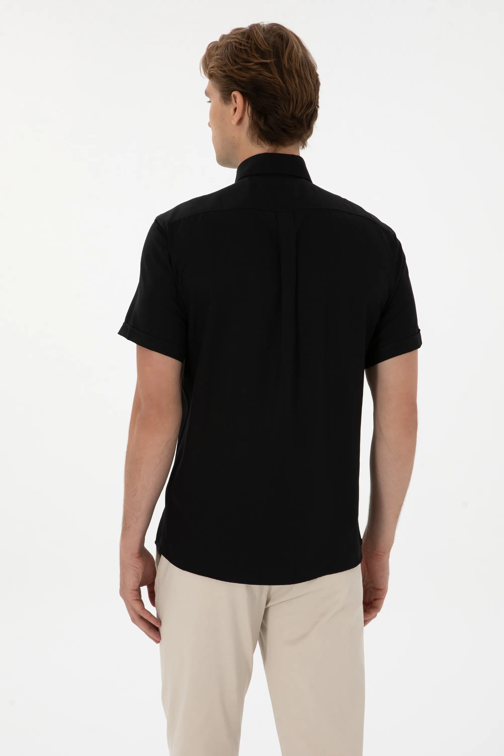 U.S. Polo Assn. Black Men Black Shirt SKU: G081GL0040 2084143_VR046 Image 05