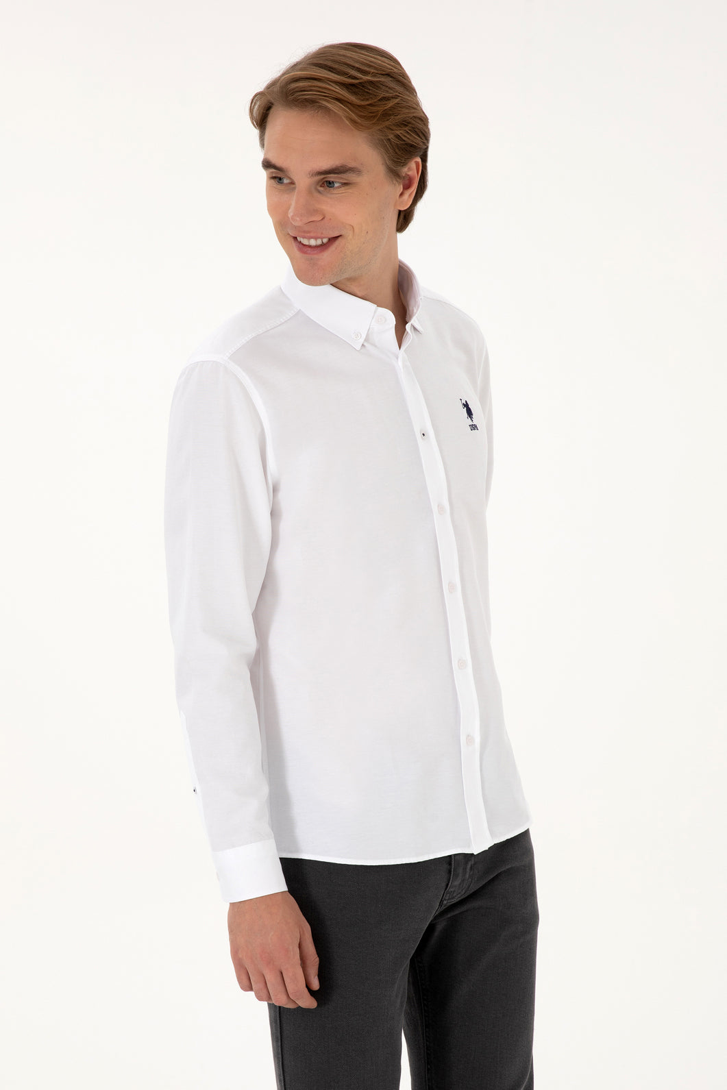 U.S. Polo Assn._White_White Shirt Long Sleeve_G081GL0040 2225434_VR013_03