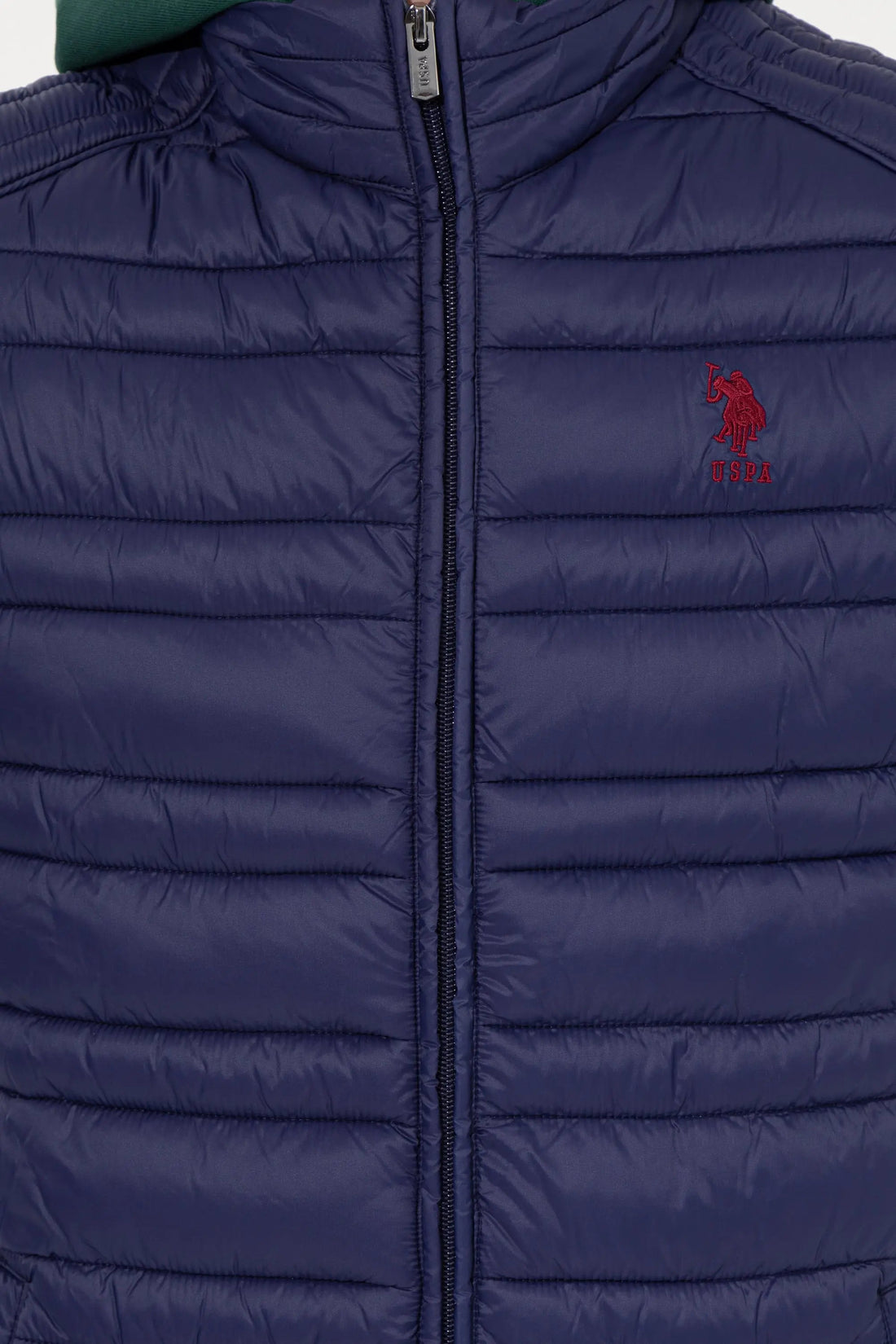 Dark Blue Woven Vest - BEVAVA