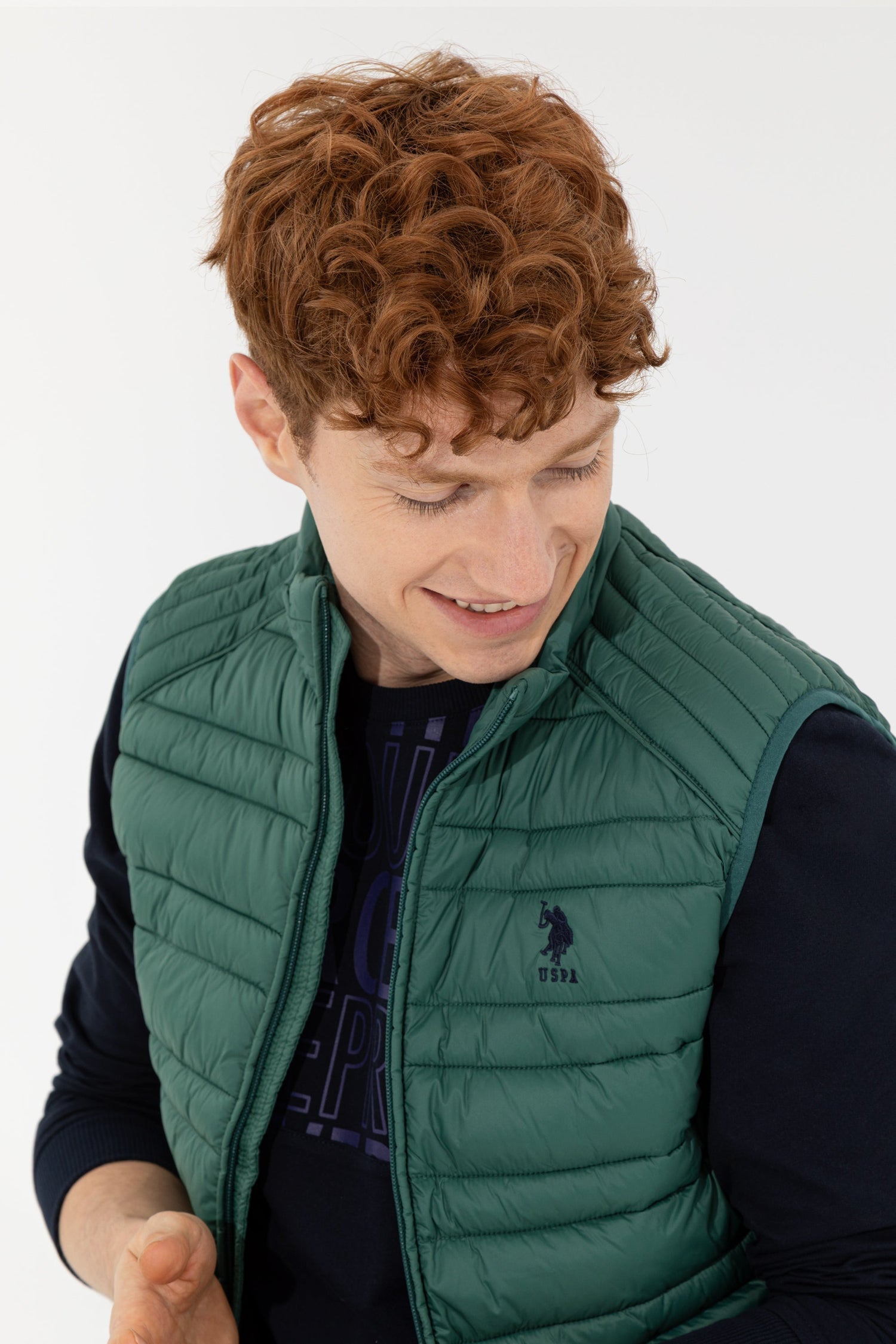 Green Woven Vest U.S. Polo Assn.