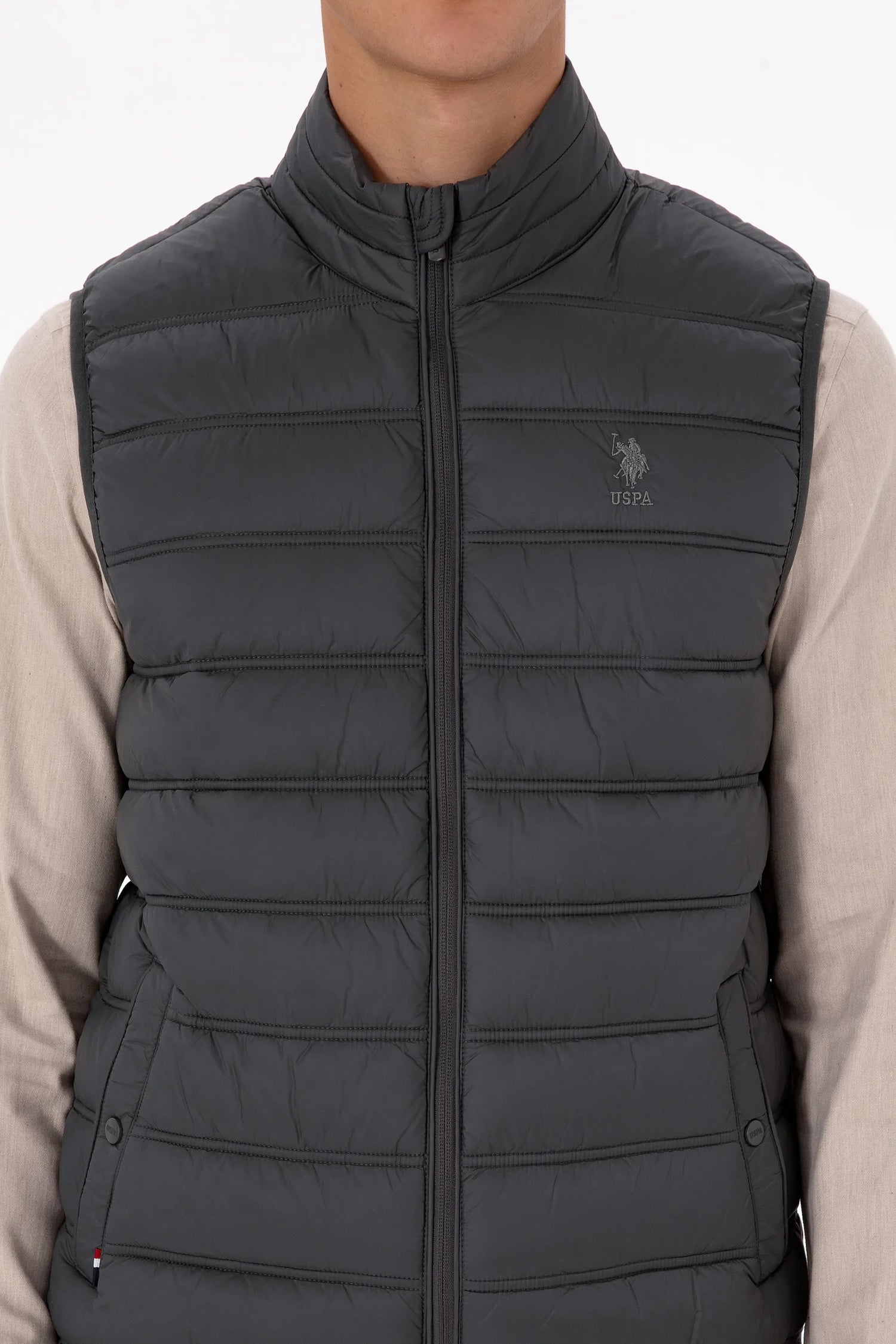 U.S. Polo Assn._Grey_Grey Puffer Vest_G081GL0100 2246396_VR024_06