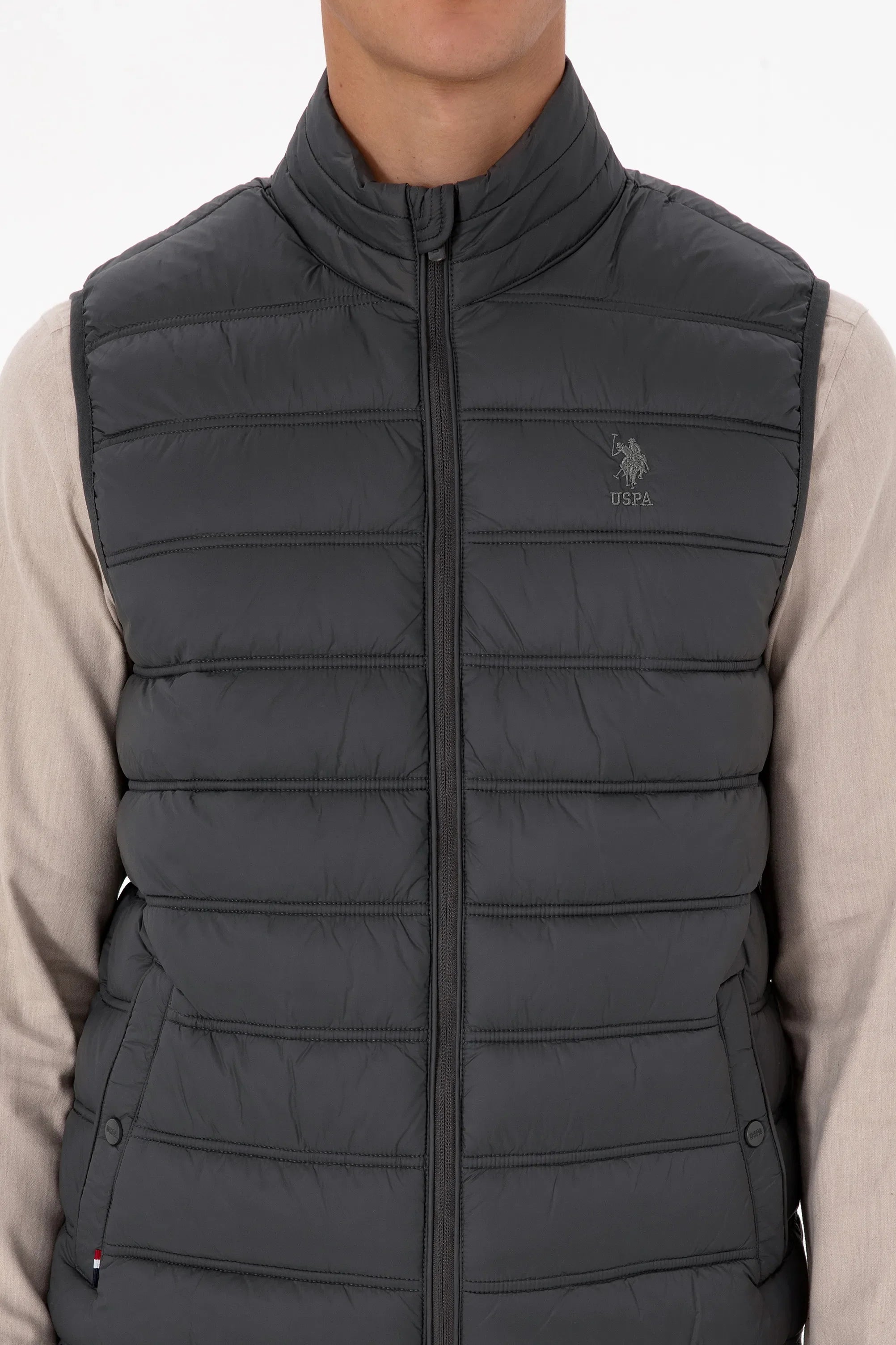 U.S. Polo Assn._Grey_Grey Puffer Vest_G081GL0100 2246396_VR024_06