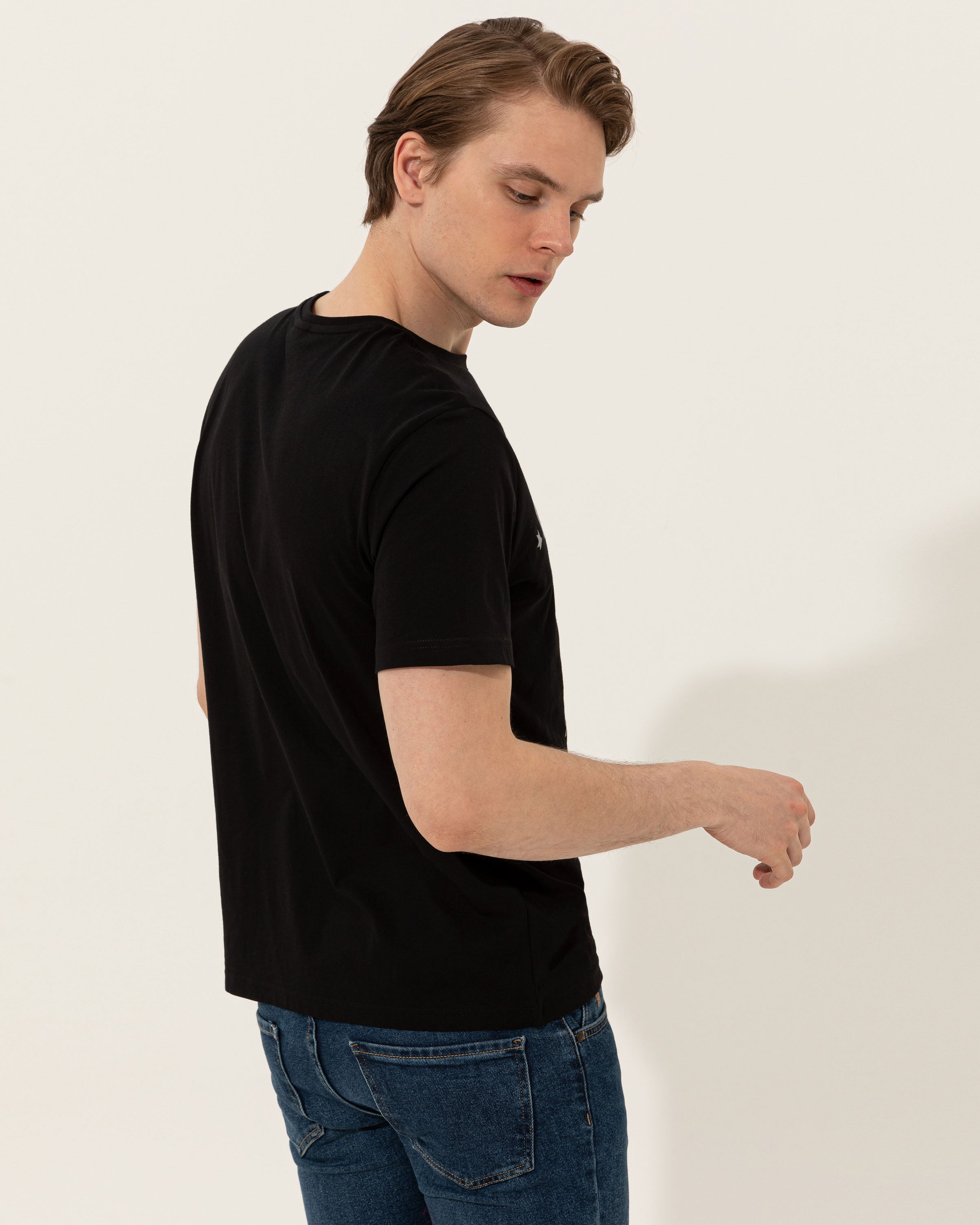 Black Crew Neck T-Shirt U.S. Polo Assn.