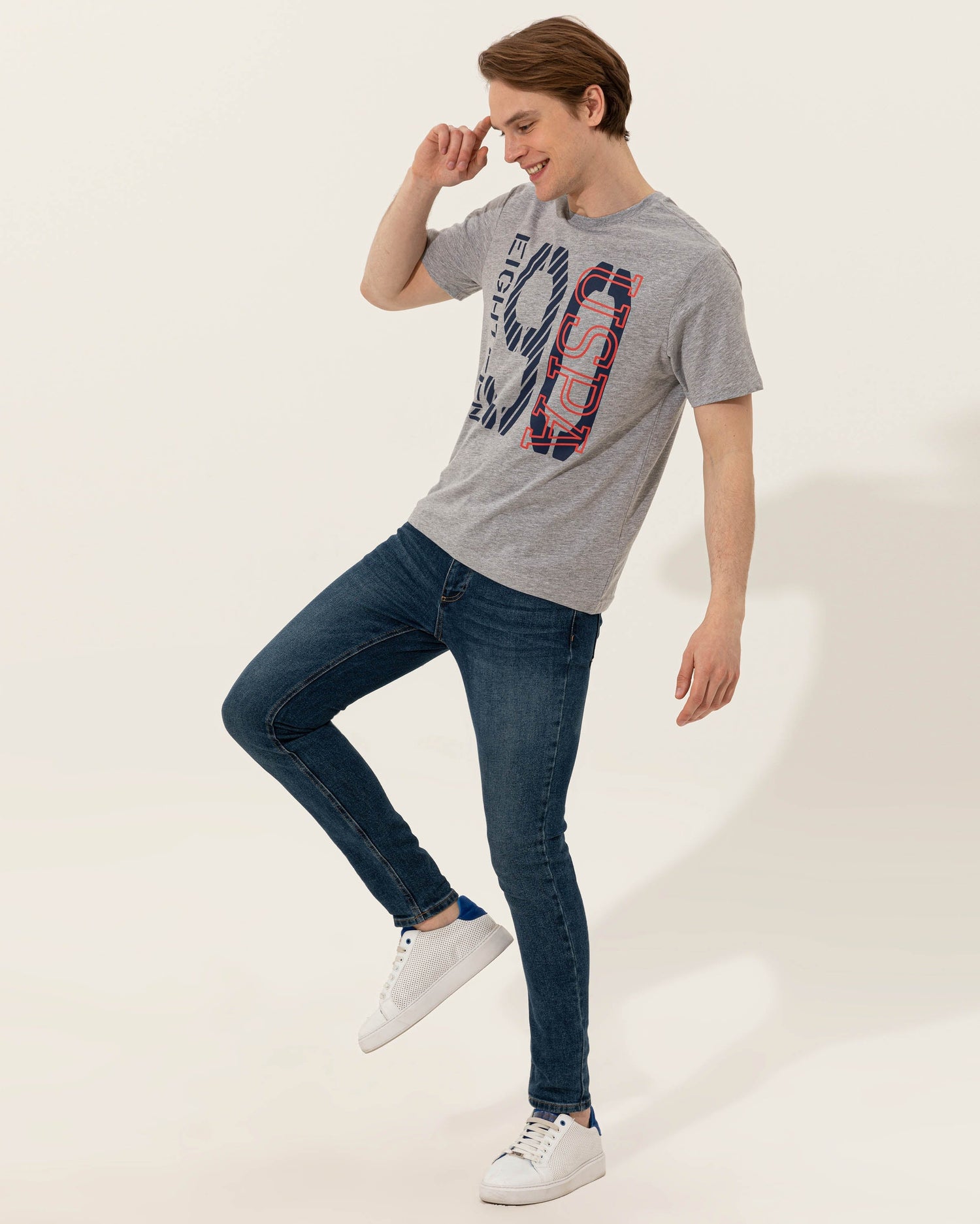 Light Grey T-Shirt U.S. Polo Assn.