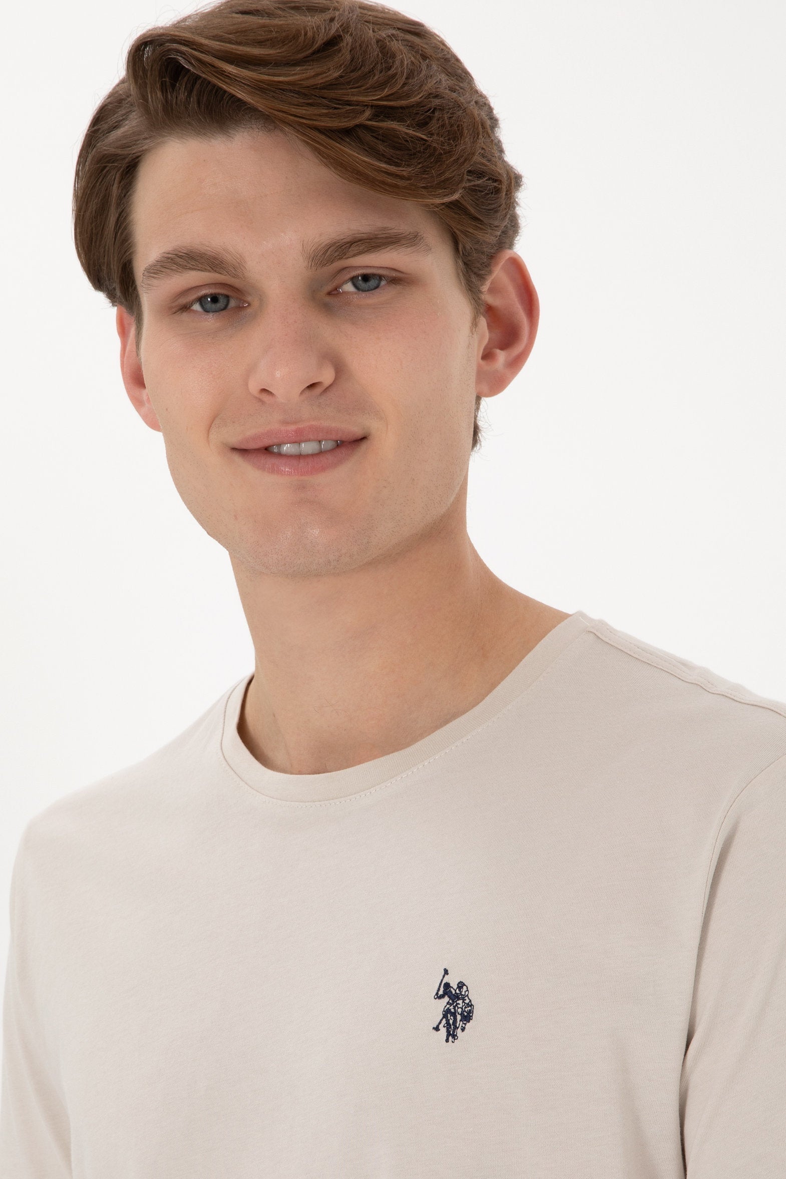 U.S. Polo Assn._Stone T-Shirt_G081GL0110 2084591_VR049_02