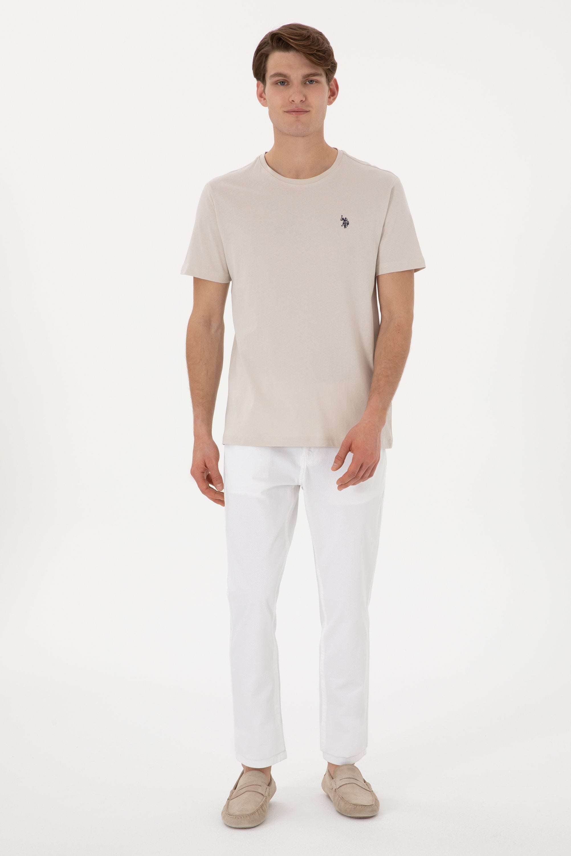 U.S. Polo Assn._Stone T-Shirt_G081GL0110 2084591_VR049_04