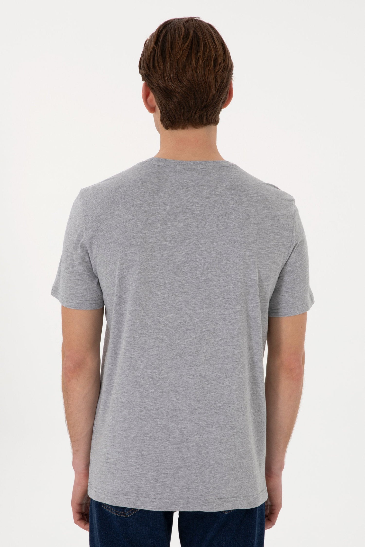 U.S. Polo Assn._Grey Melange T-Shirt_G081GL0110 2084591_VR086_05