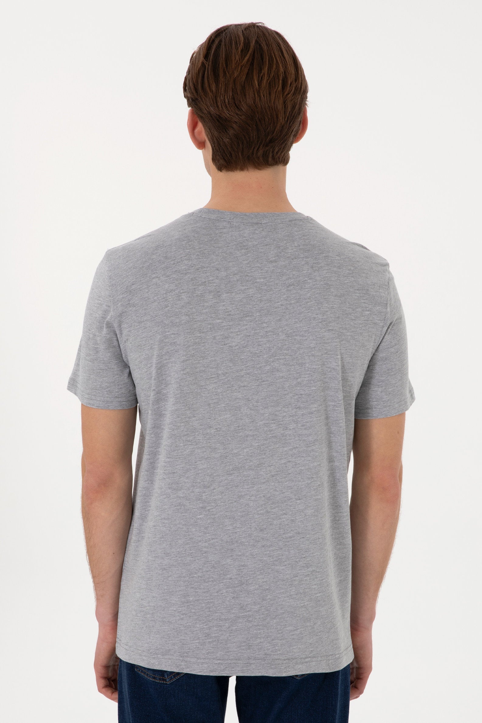 U.S. Polo Assn._Grey Melange T-Shirt_G081GL0110 2084591_VR086_05