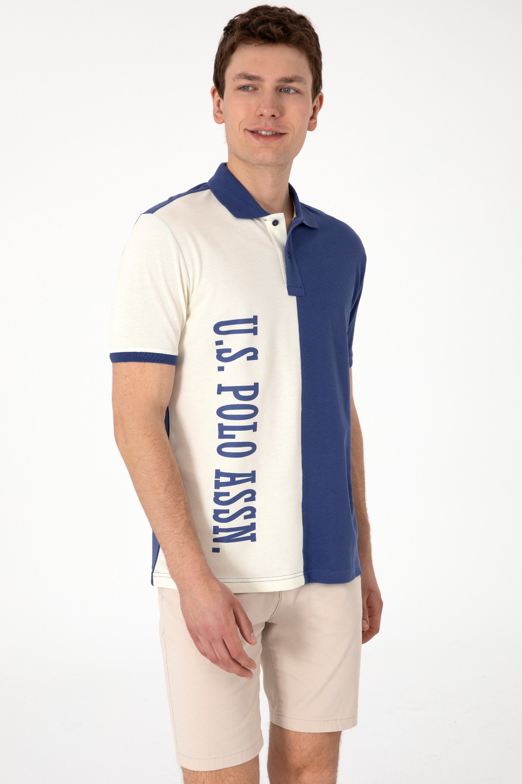 U.S. Polo Assn._Outdoor Navy Polo Shirt_G081GL0110 2104435_VR059_03