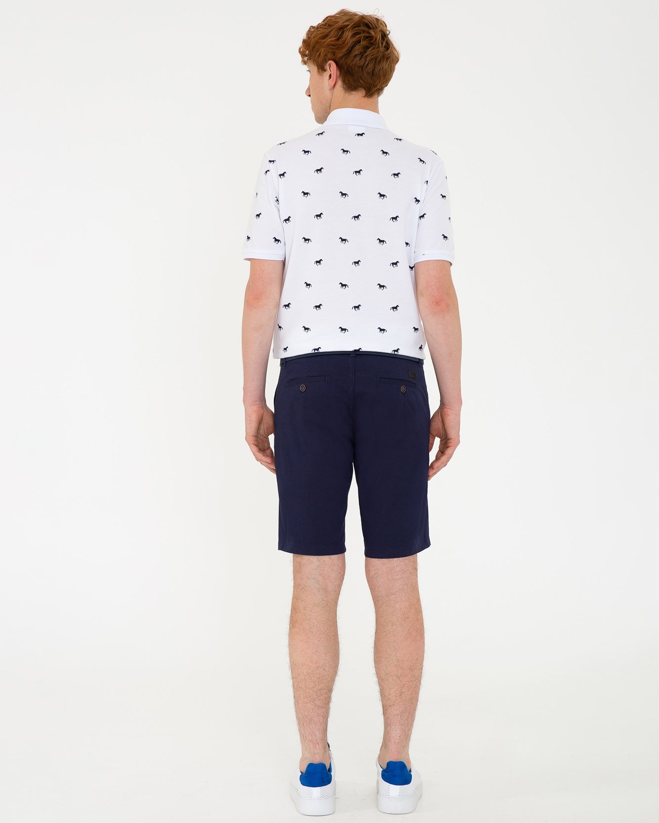 Dark Blue Woven Bermuda Capri U.S. Polo Assn.