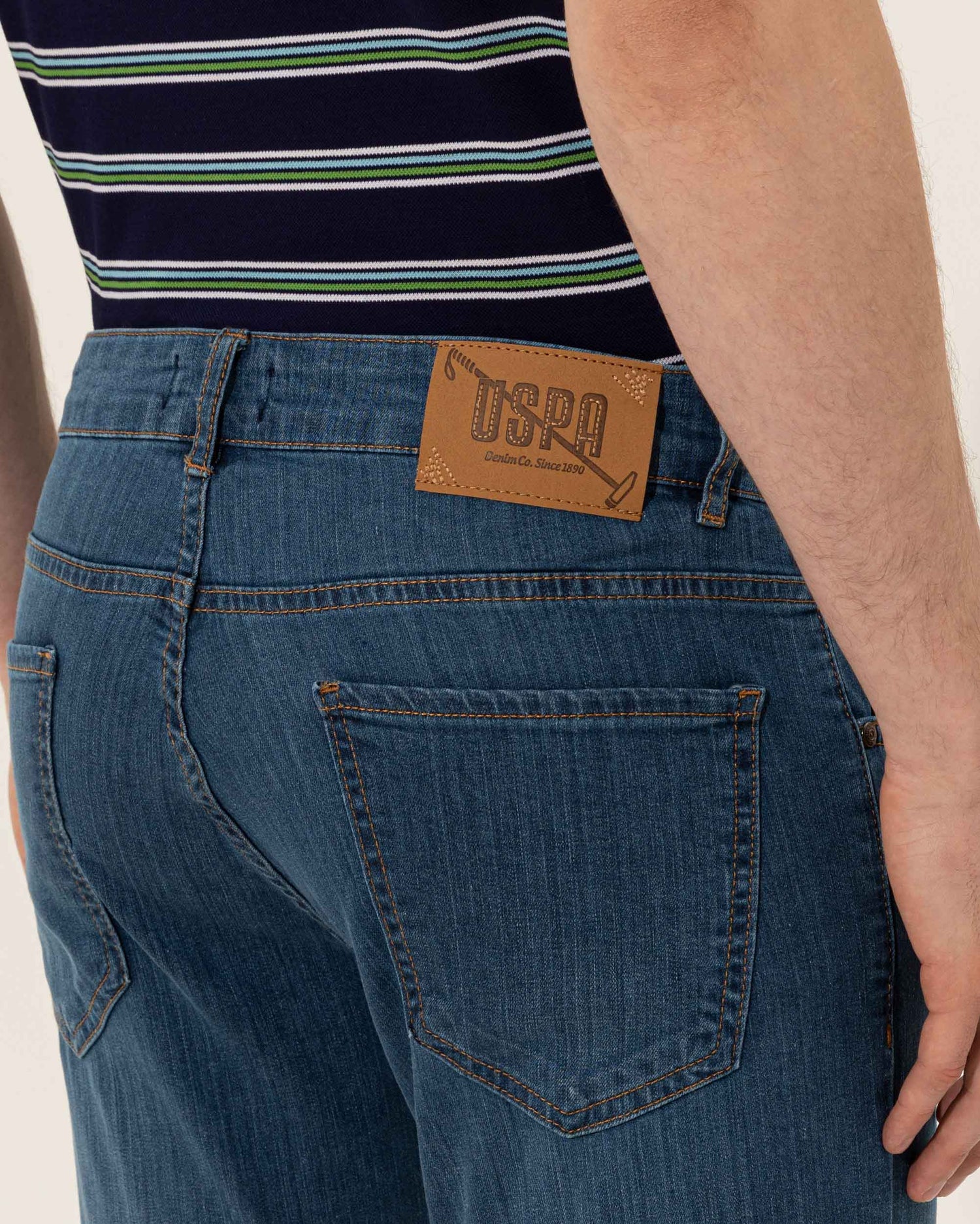 Middle Blue Denim Trouser U.S. Polo Assn.