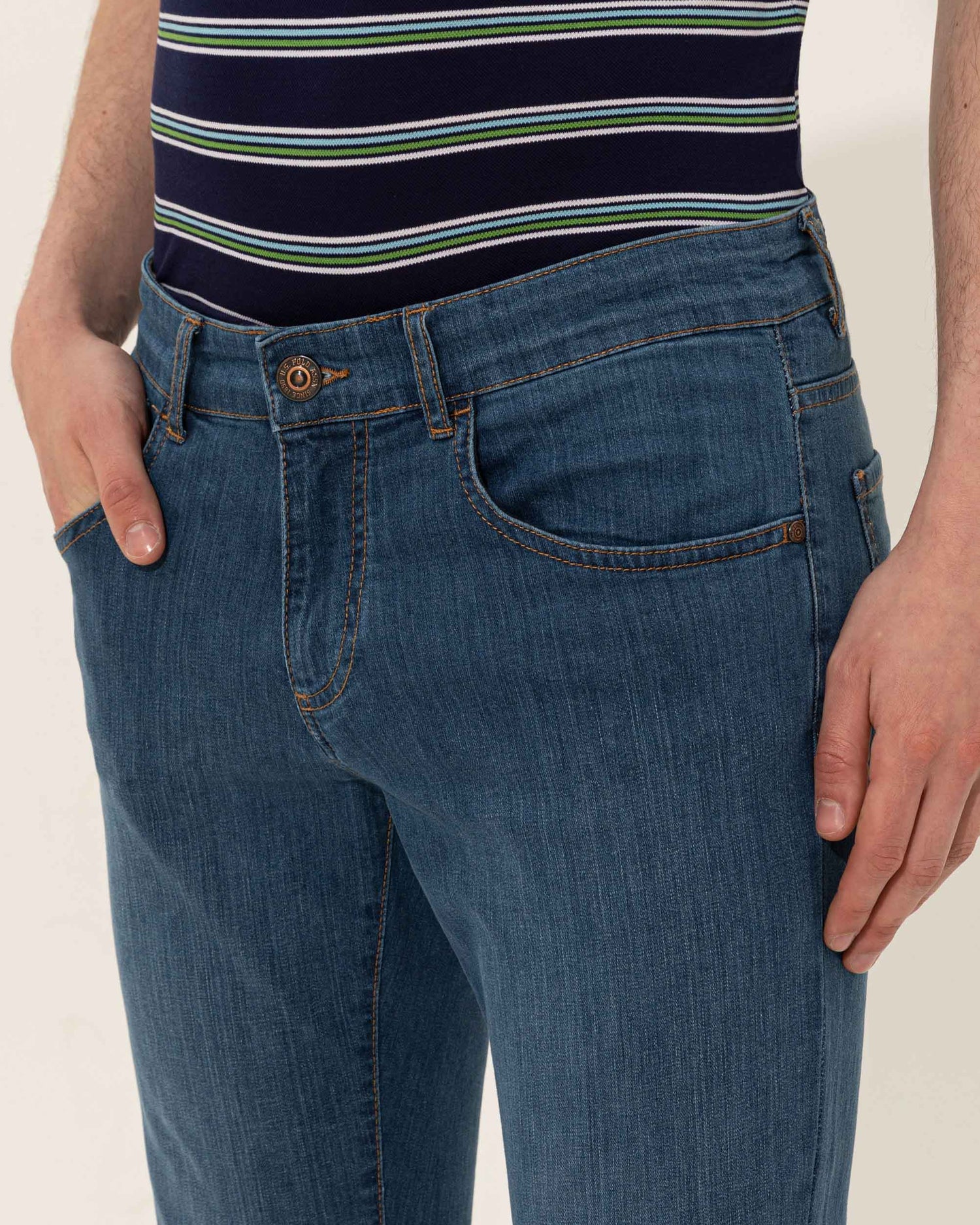 Middle Blue Denim Trouser U.S. Polo Assn.