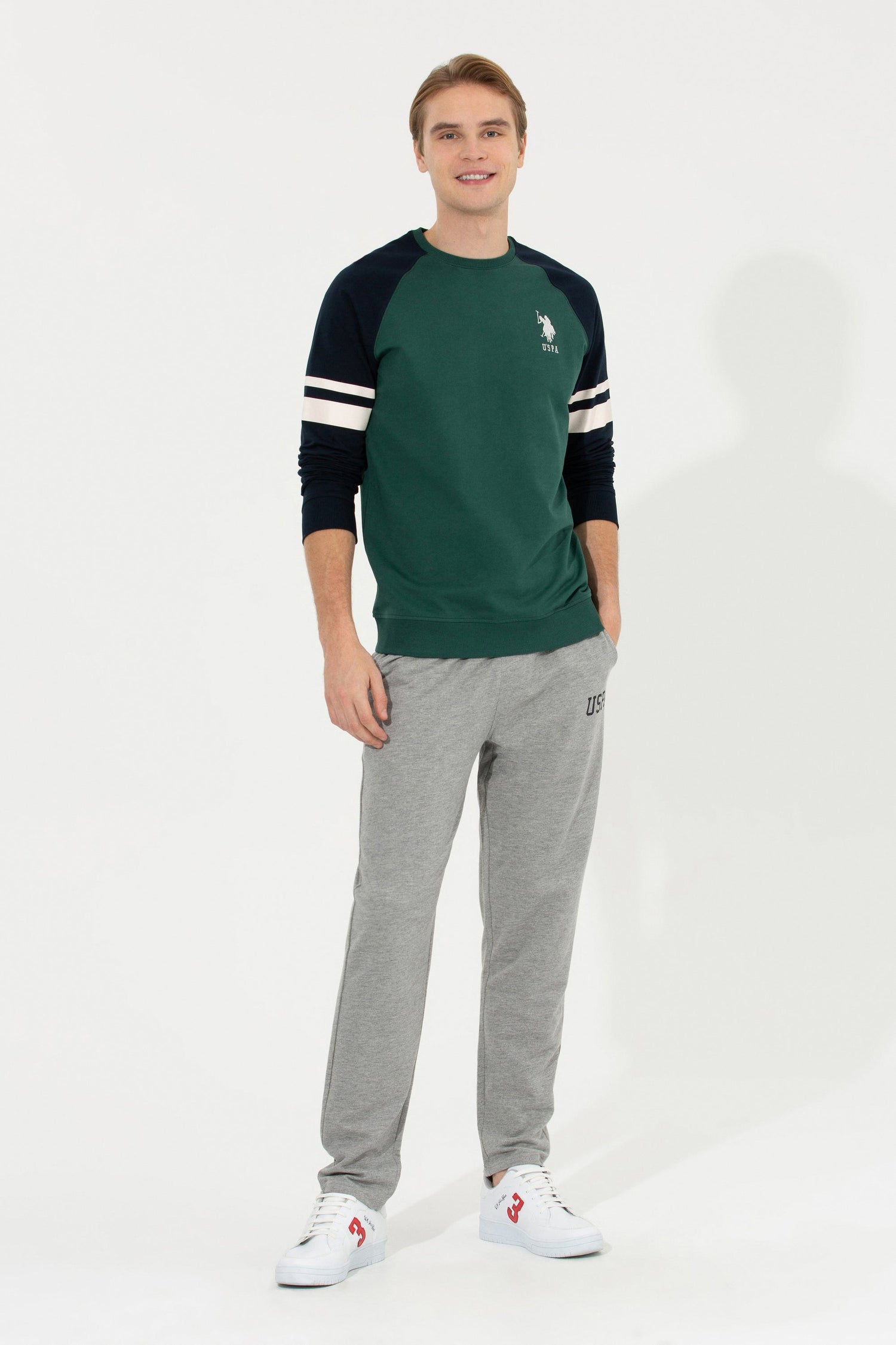 Green Sweat Shirt U.S. Polo Assn.