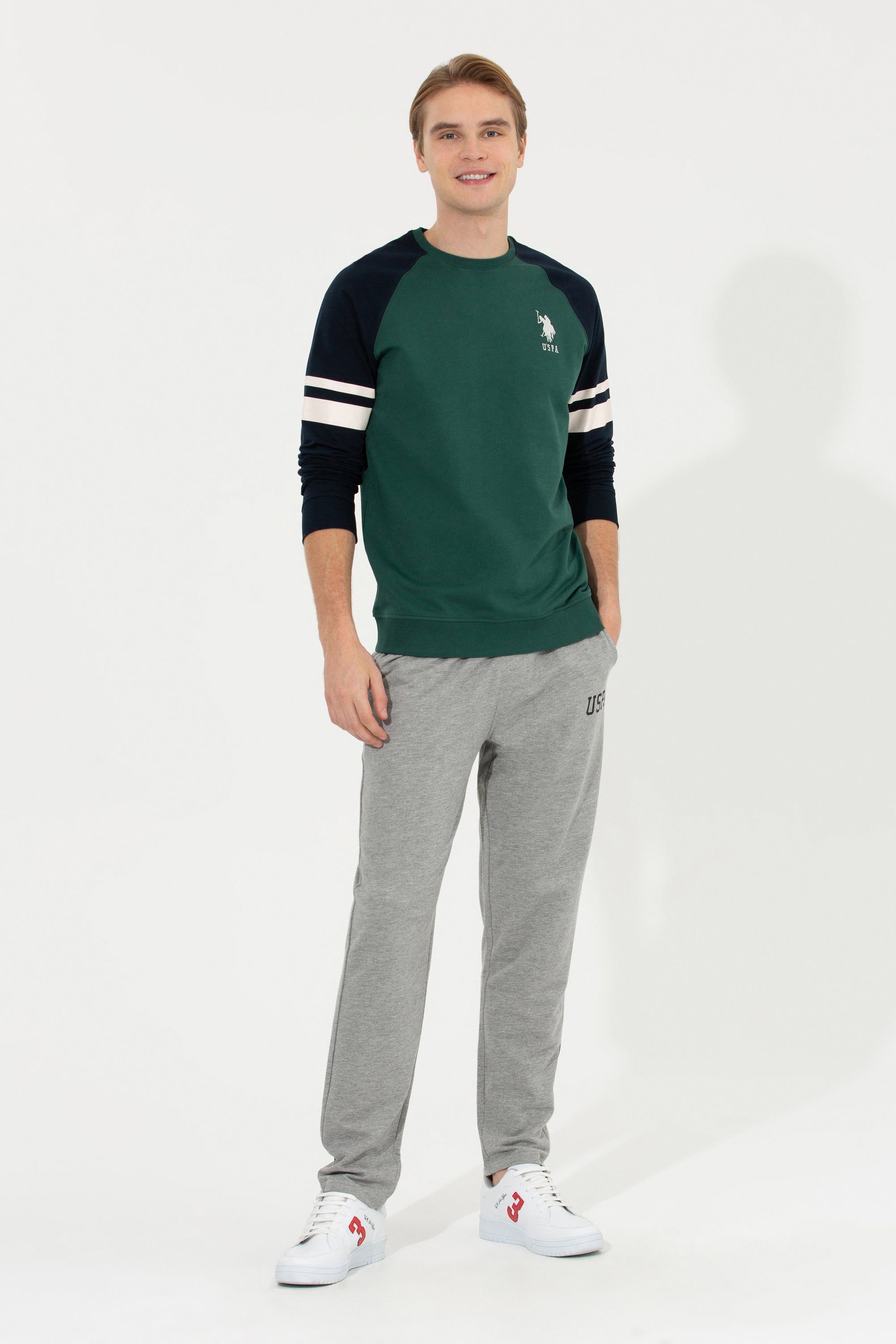 Green Sweat Shirt U.S. Polo Assn.