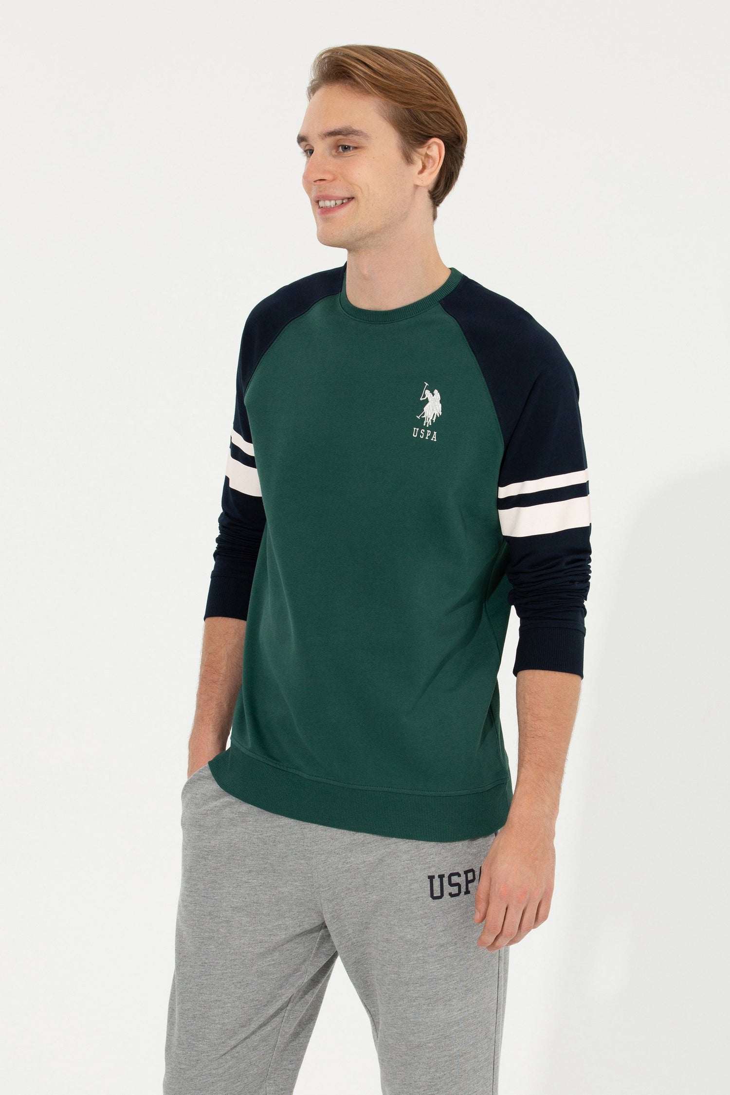 Green Sweat Shirt U.S. Polo Assn.