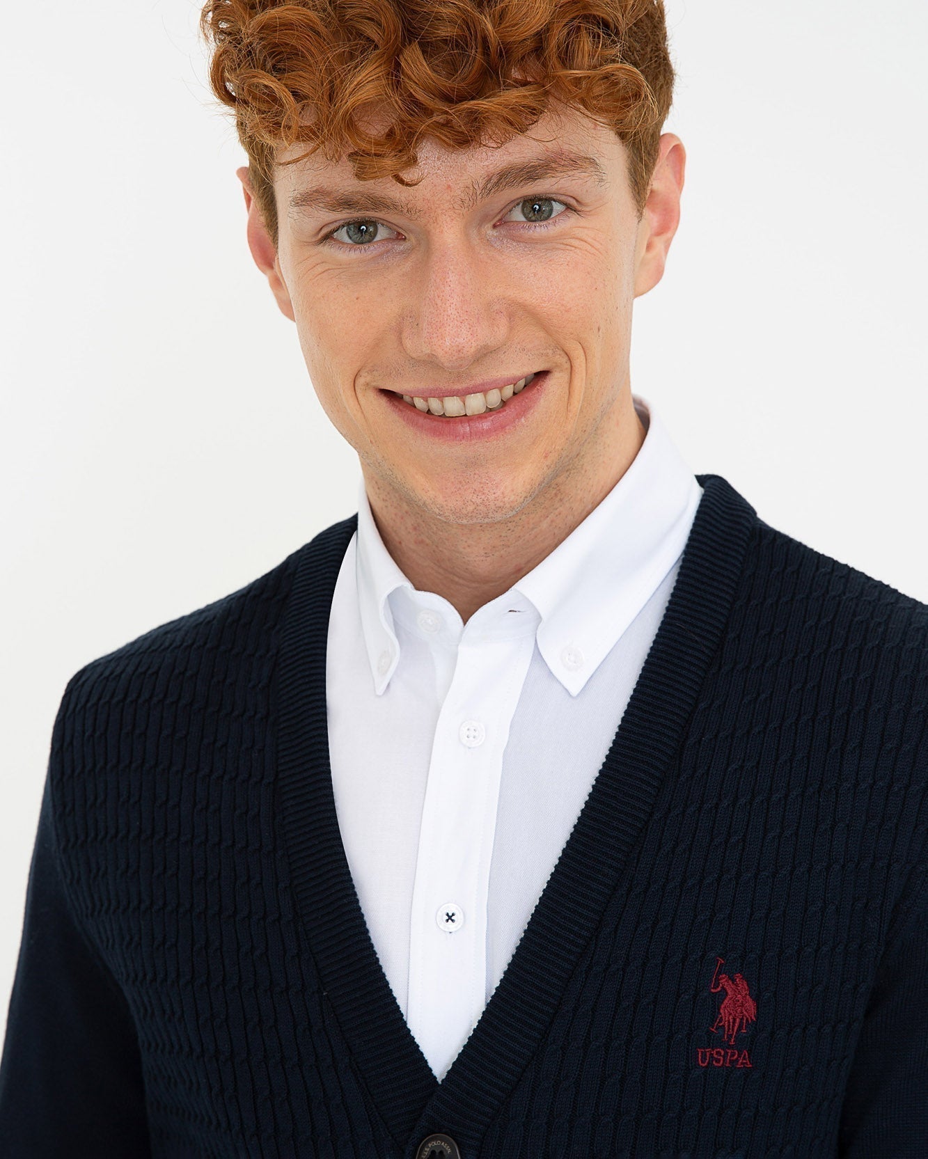 Dark Blue Knitting Cardigan U.S. Polo Assn.