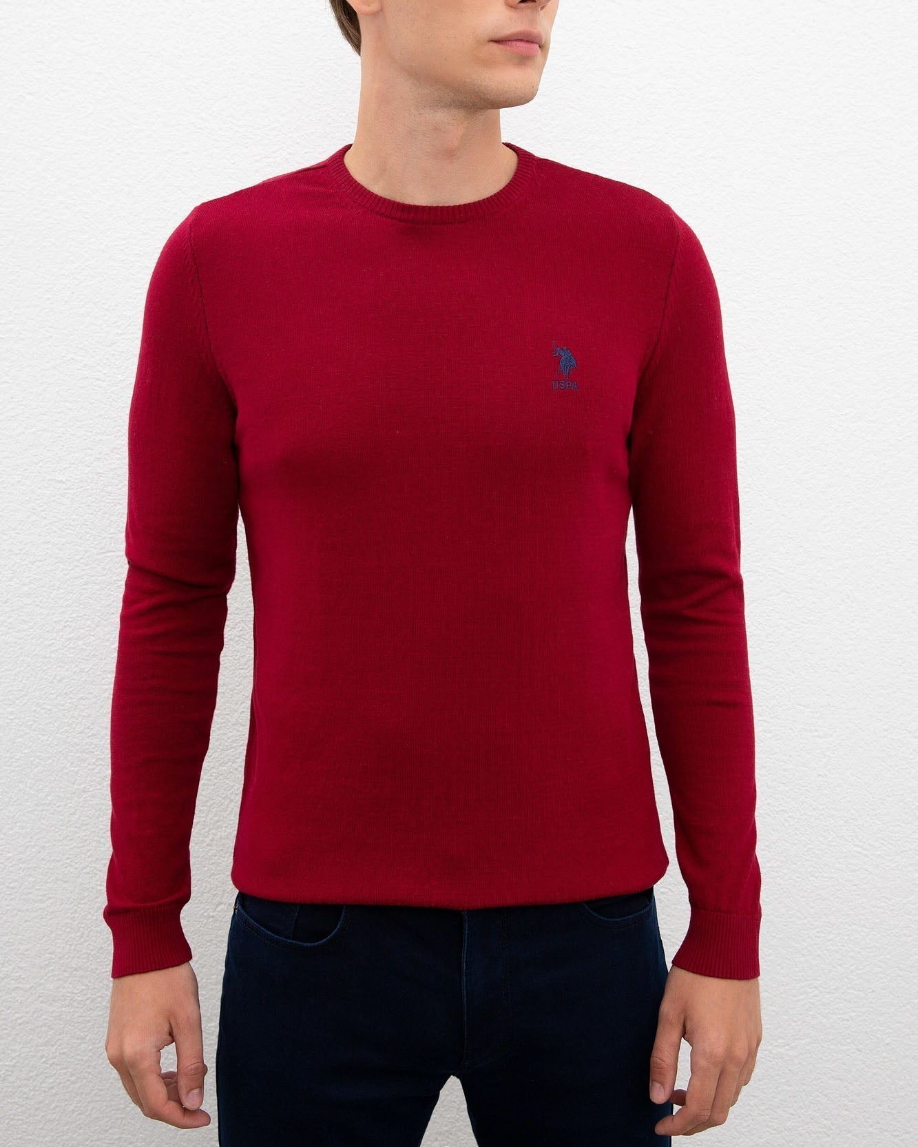 Brown Knitting Jumper U.S. Polo Assn.