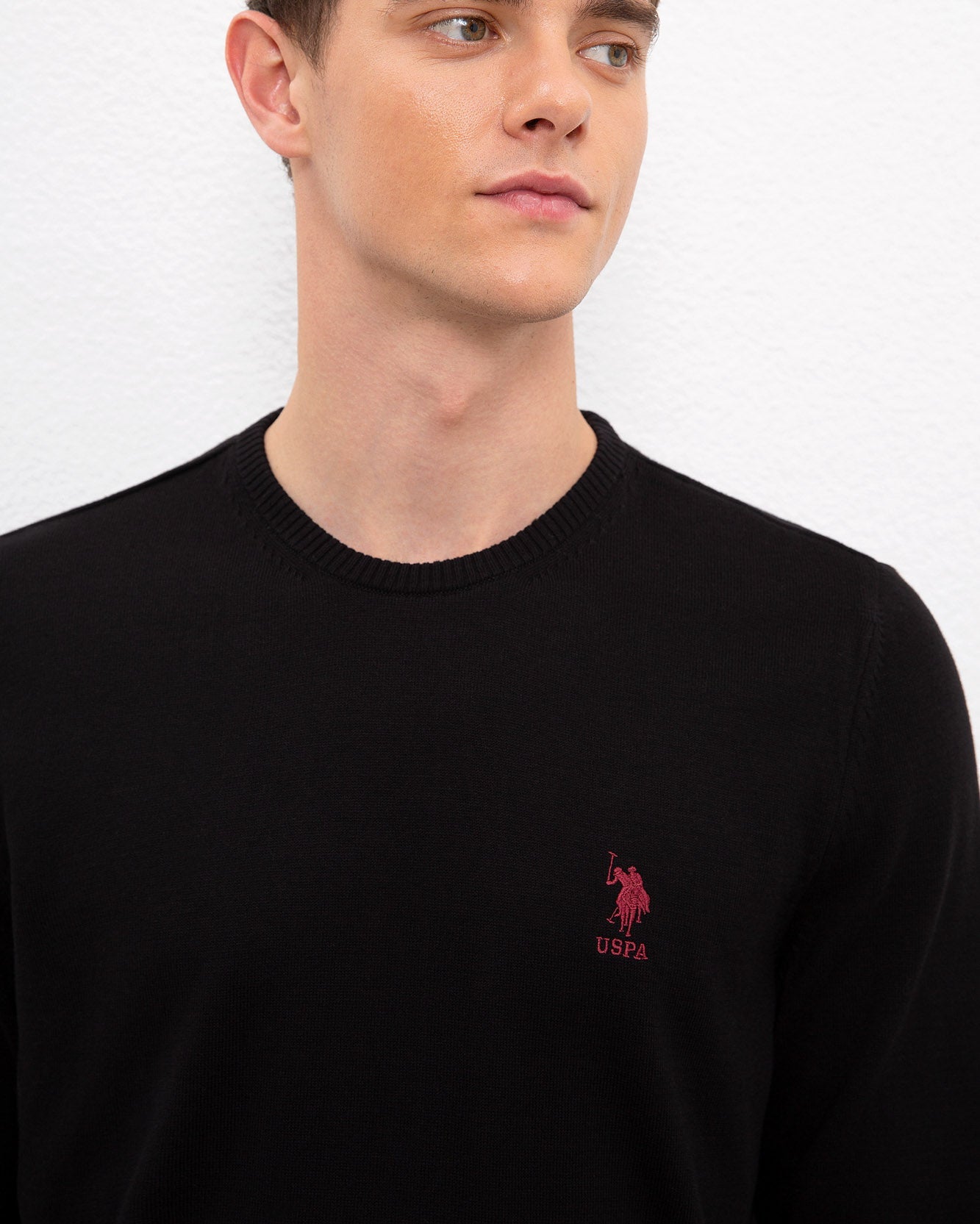 Black Knitting Jumper U.S. Polo Assn.