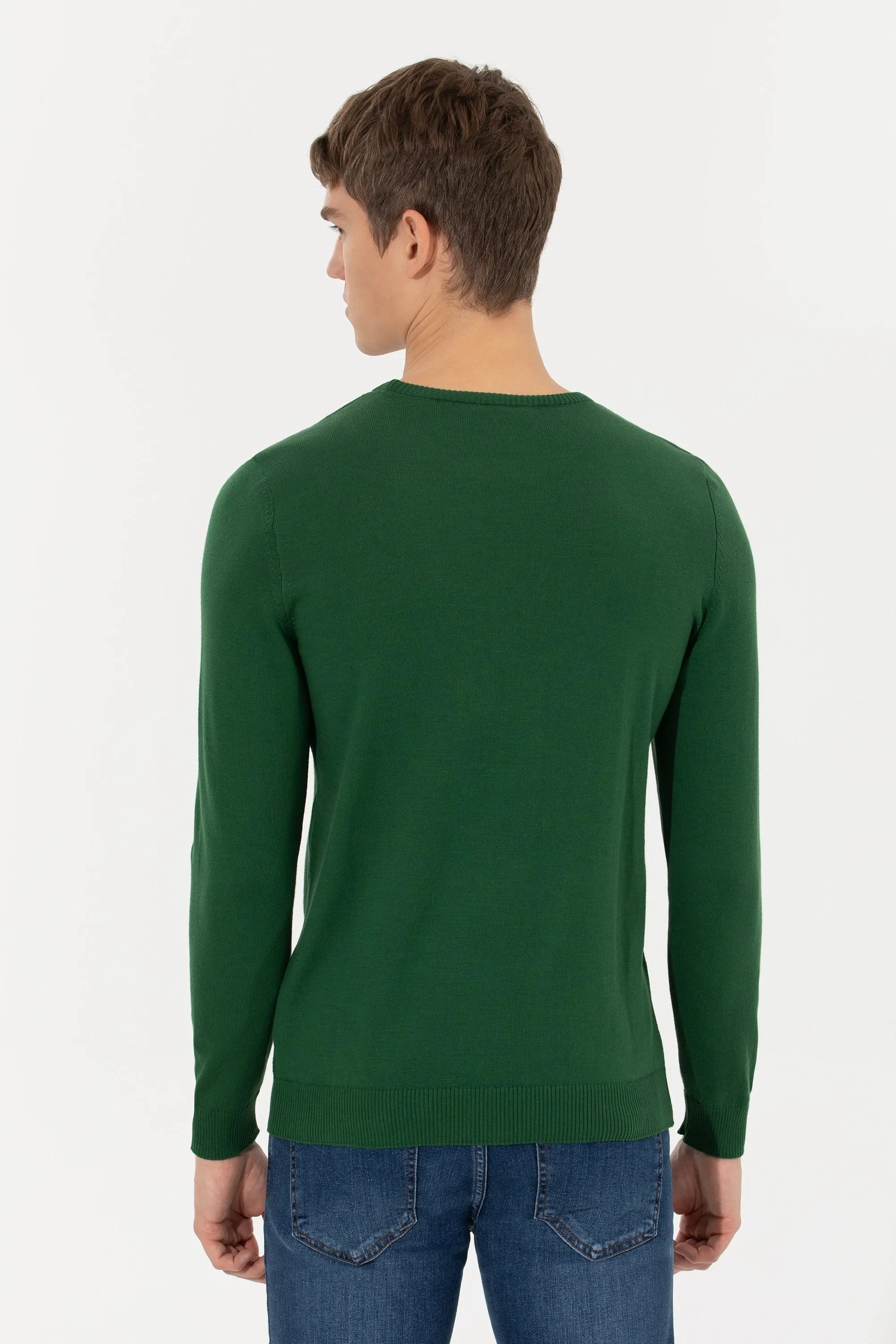 Green Knitting Jumper - BEVAVA