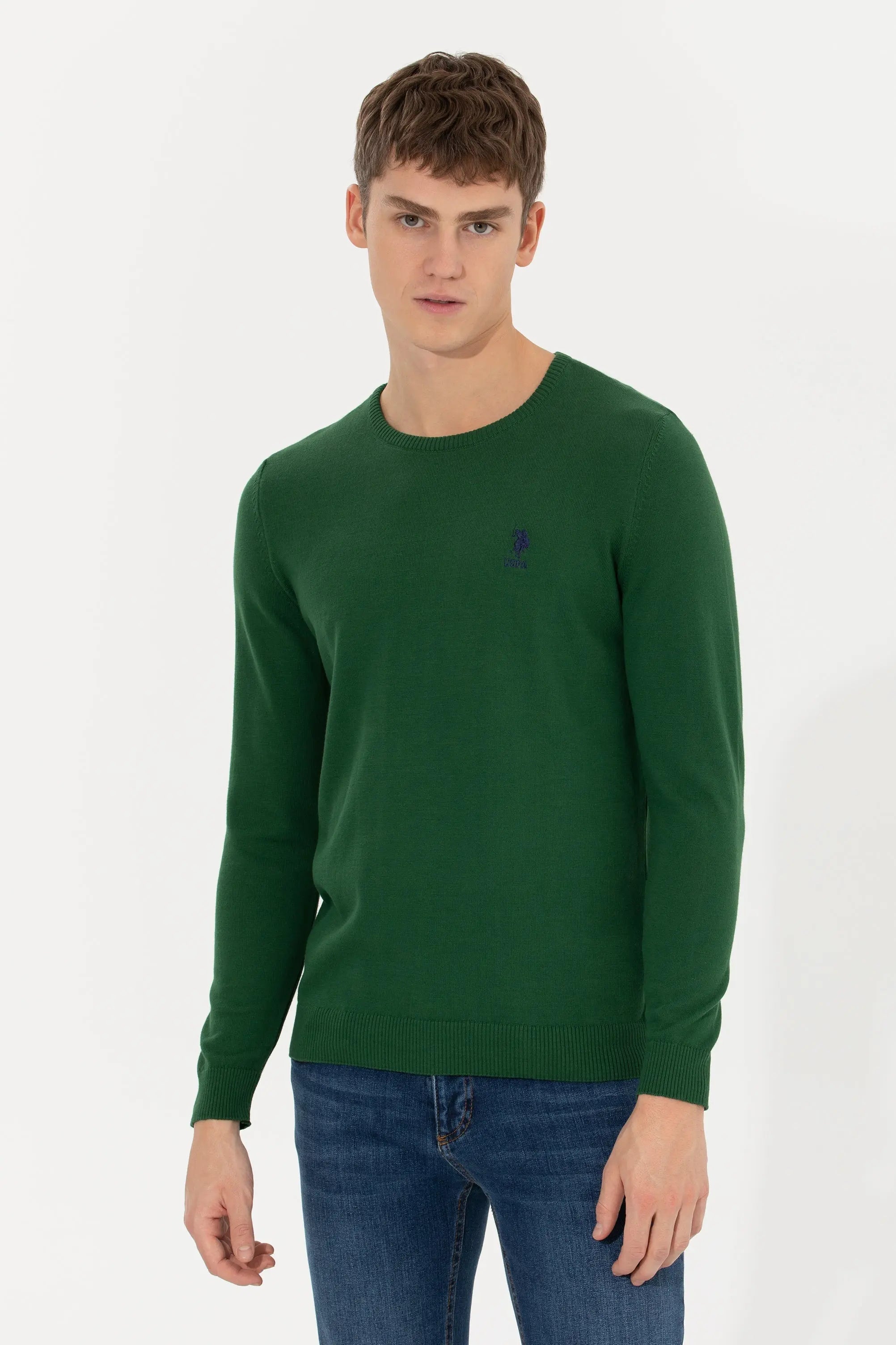 Green Knitting Jumper - BEVAVA