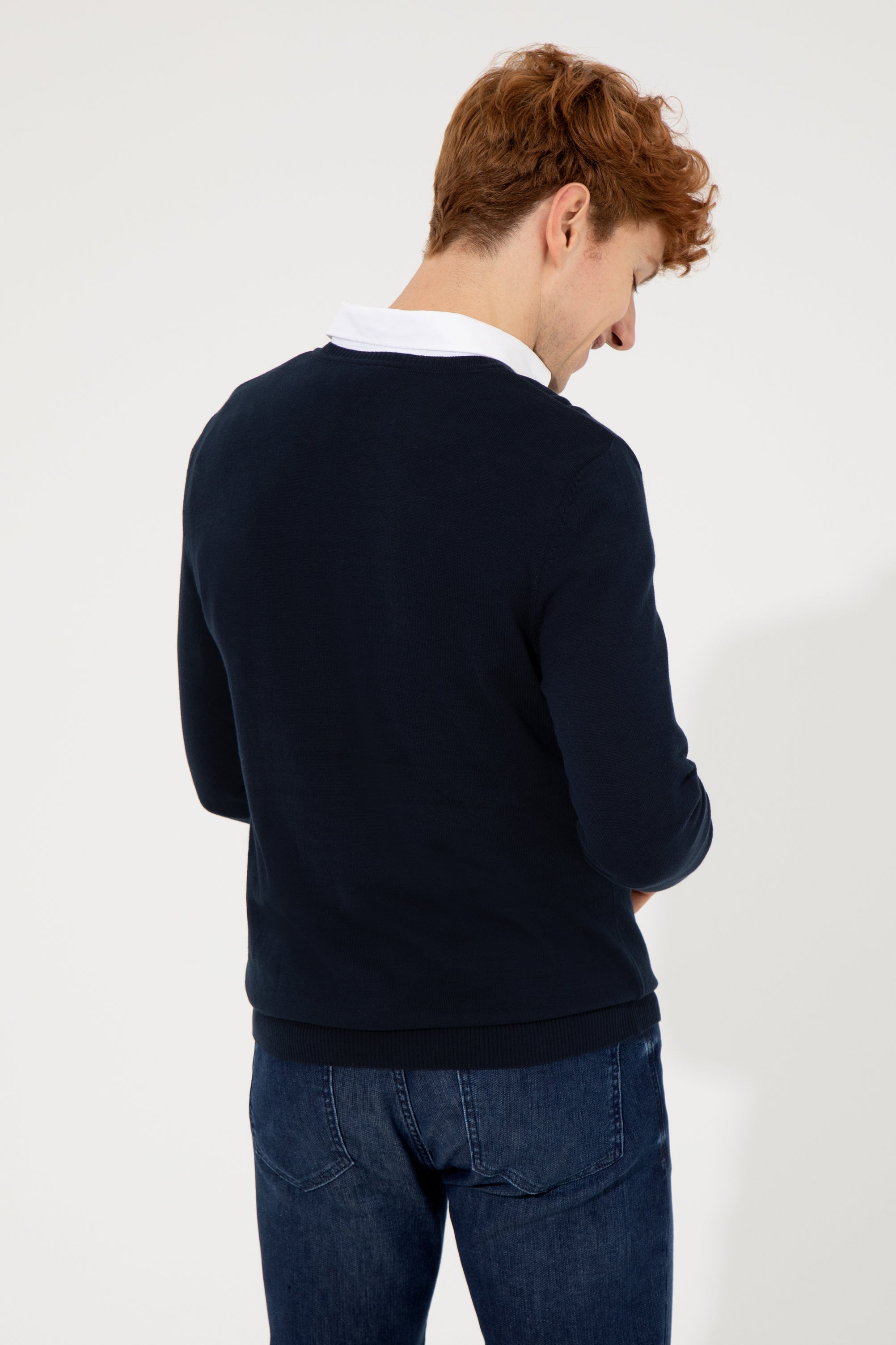 Dark Blue Knitting Jumper U.S. Polo Assn.