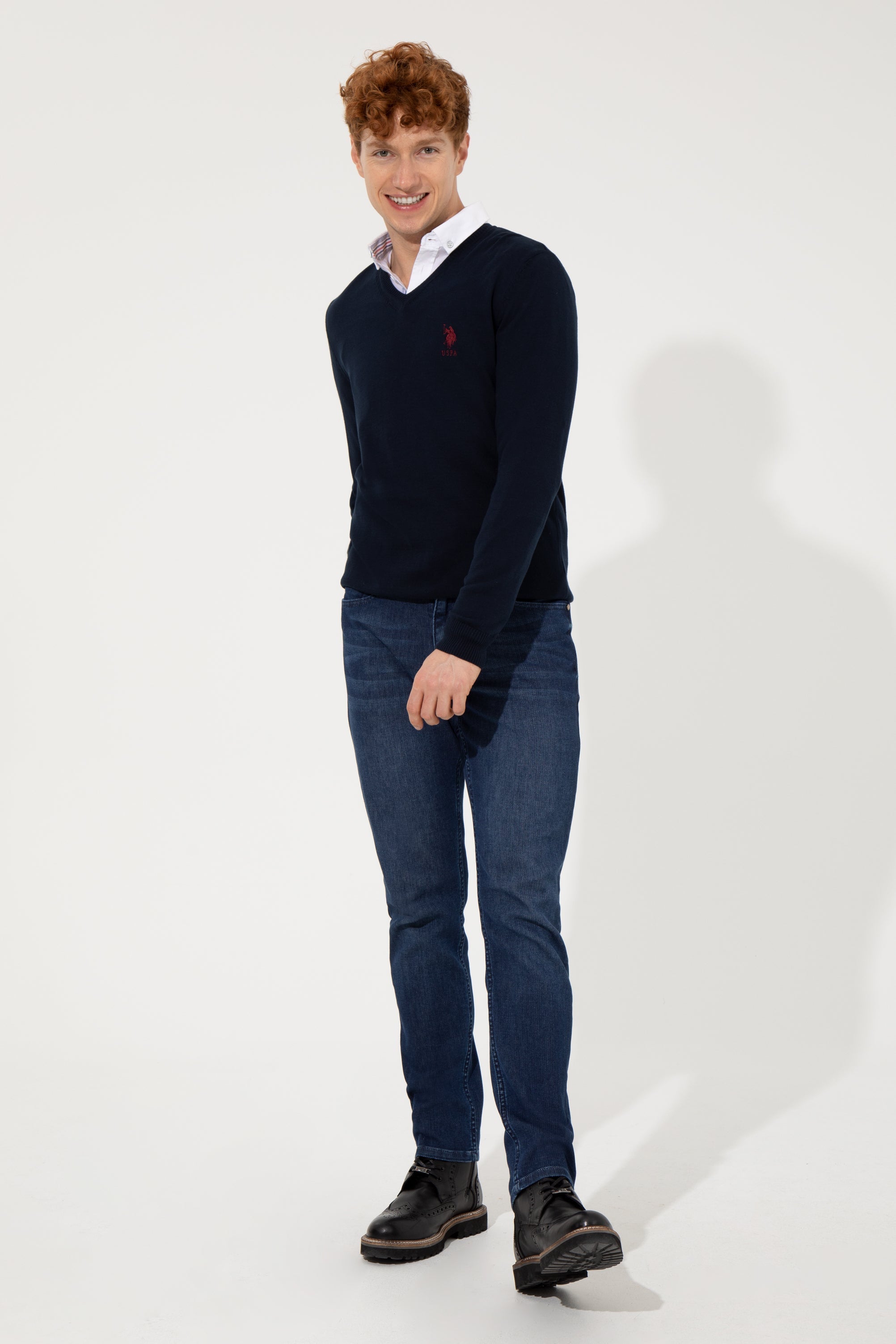 Dark Blue Knitting Jumper U.S. Polo Assn.