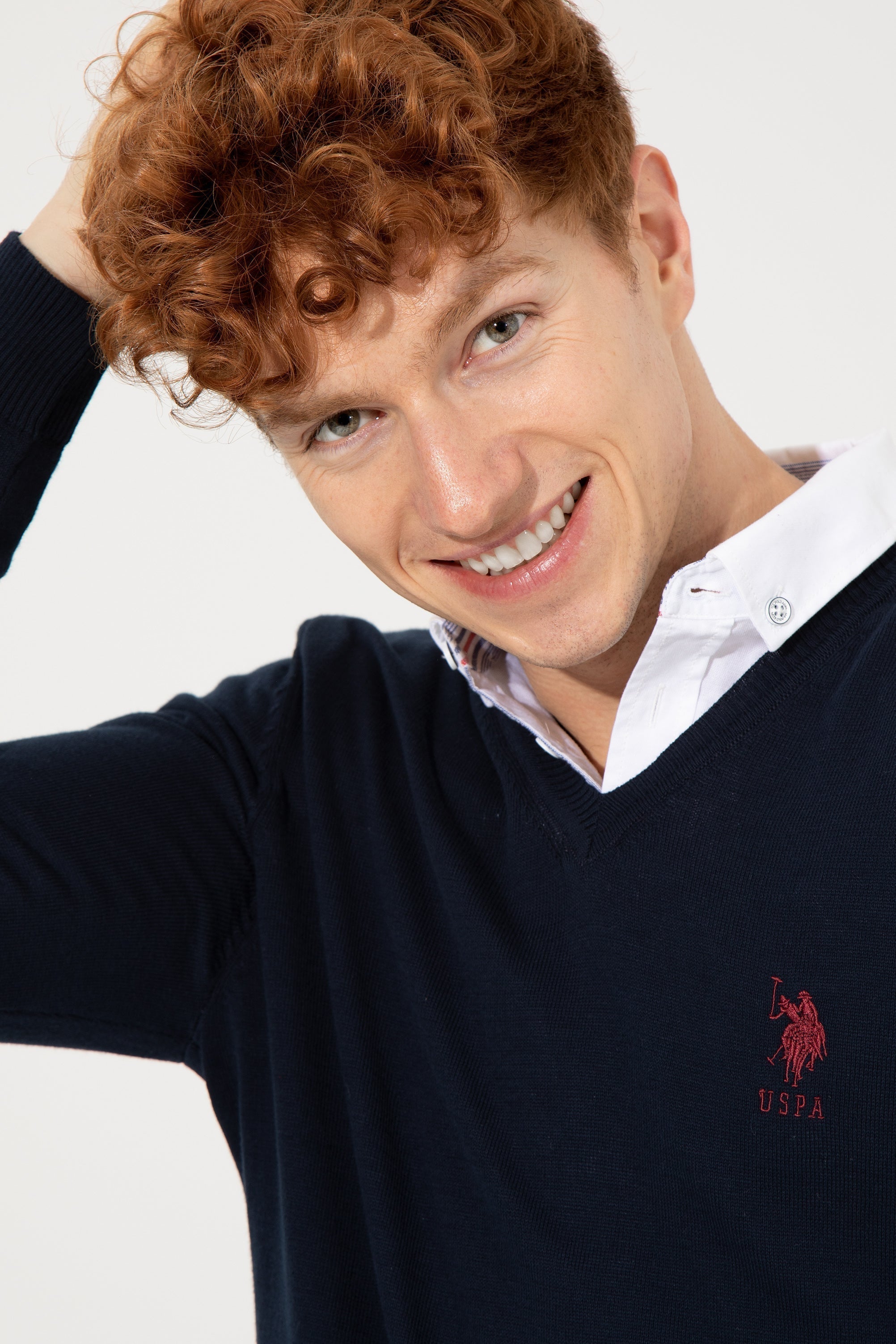 Dark Blue Knitting Jumper U.S. Polo Assn.