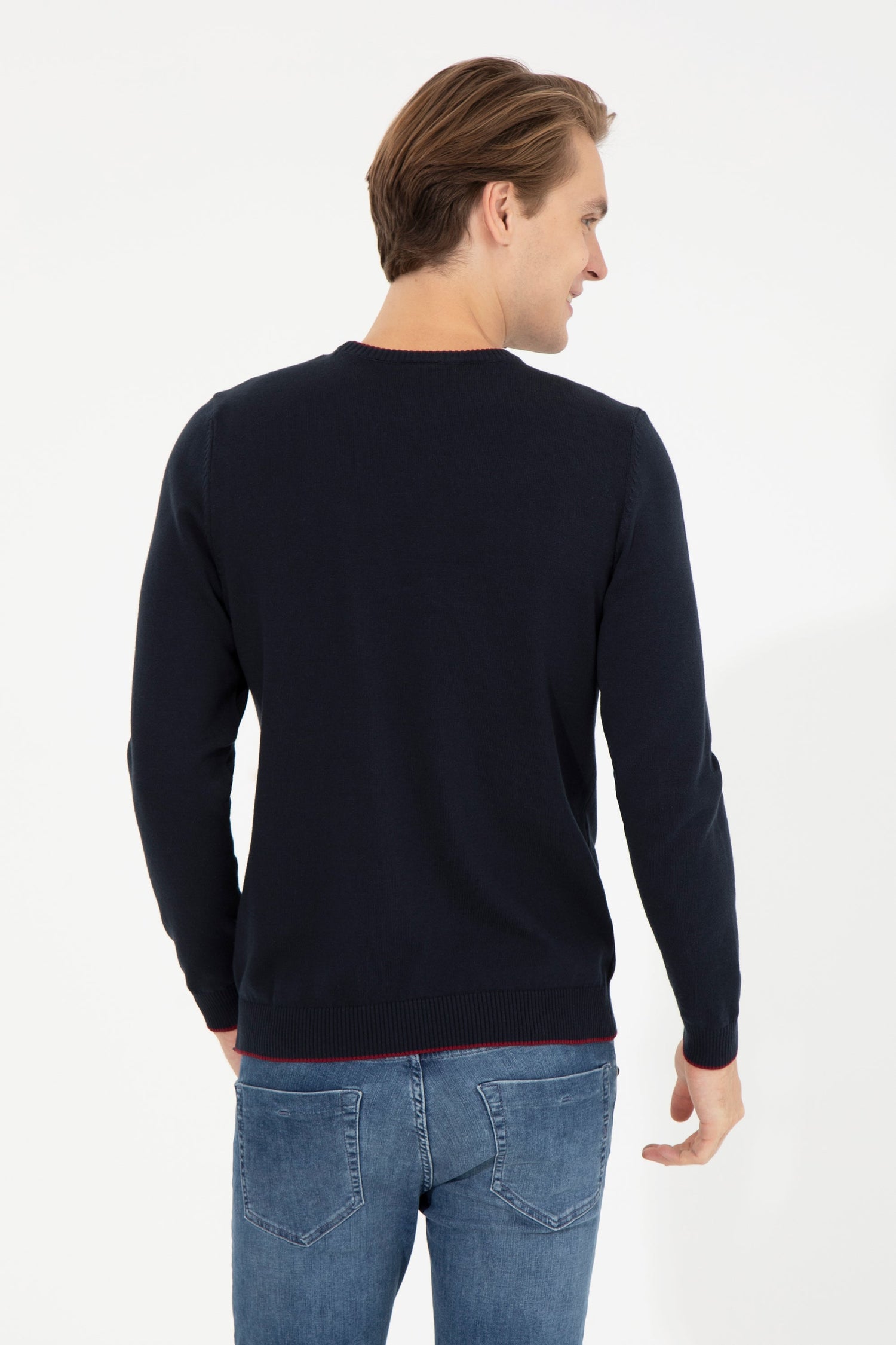 Dark Blue Knitting Jumper U.S. Polo Assn.
