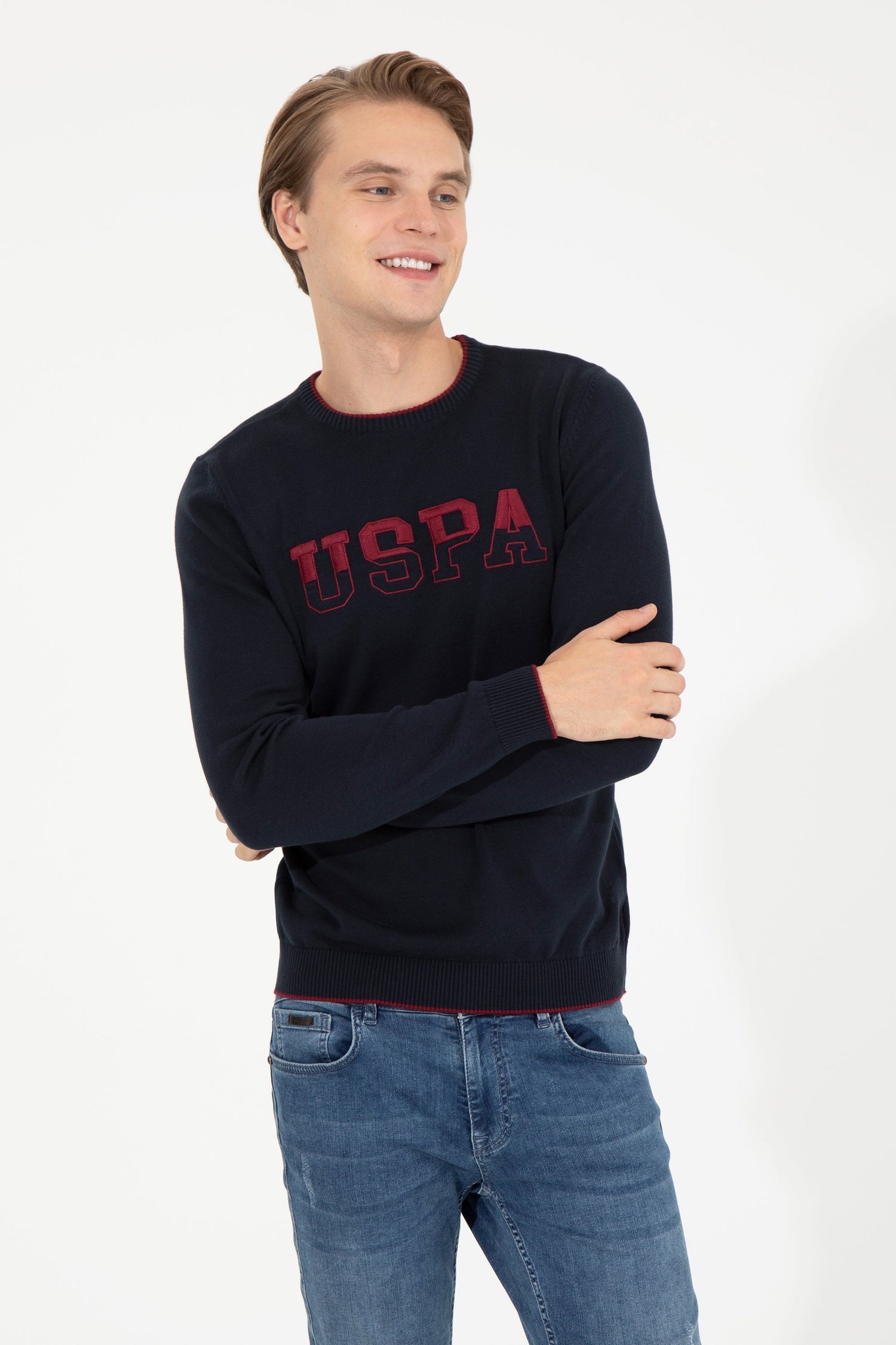 Dark Blue Knitting Jumper U.S. Polo Assn.