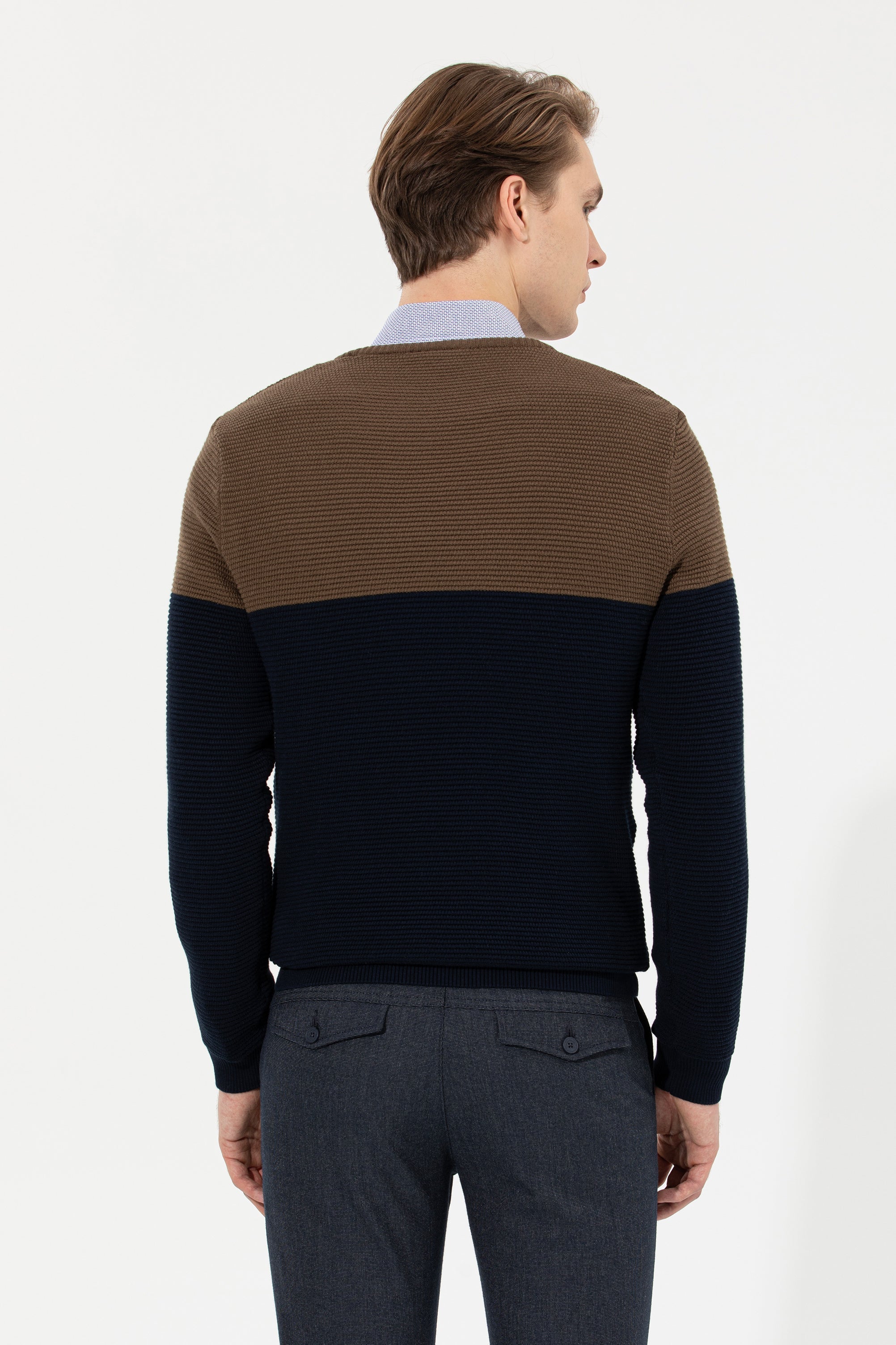 Brown Knitting Jumper