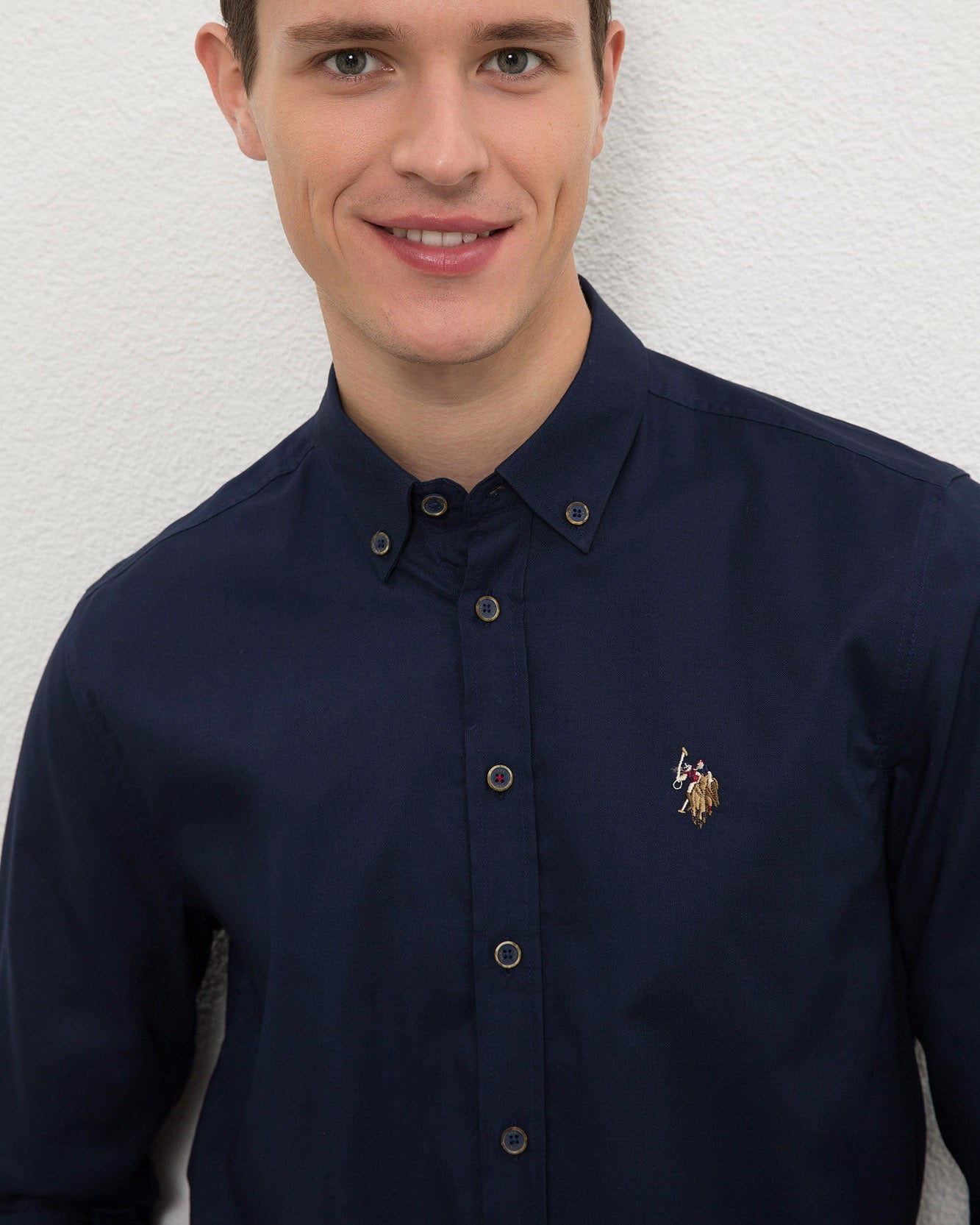 Dark Blue Shirt Long Sleeve U.S. Polo Assn.