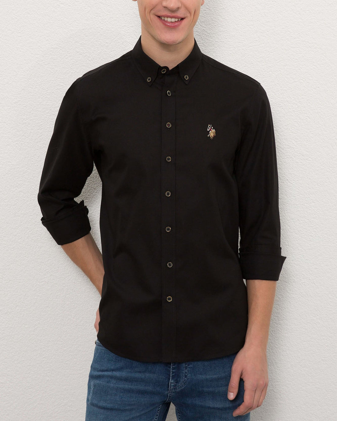Black Shirt Long Sleeve U.S. Polo Assn.