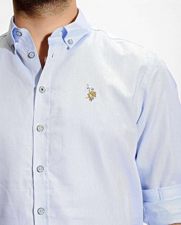 Light Blue Shirt Long Sleeve U.S. Polo Assn.