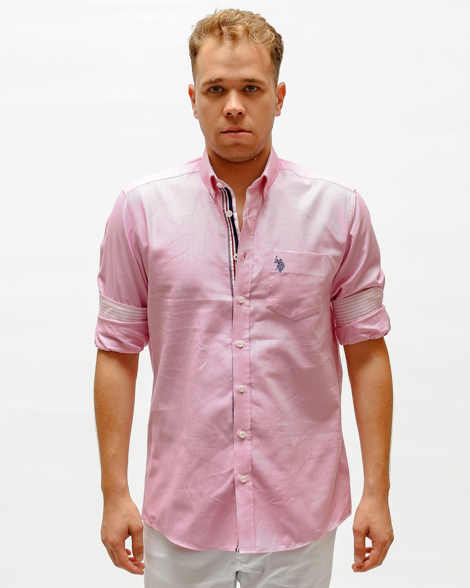 Pink Shirt Long Sleeve U.S. Polo Assn.