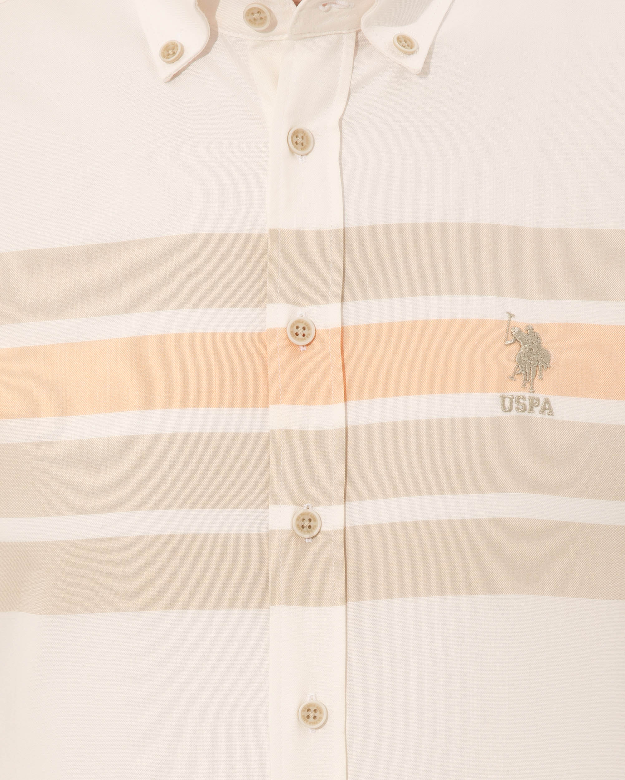 Beige Shirt Long Sleeve U.S. Polo Assn.