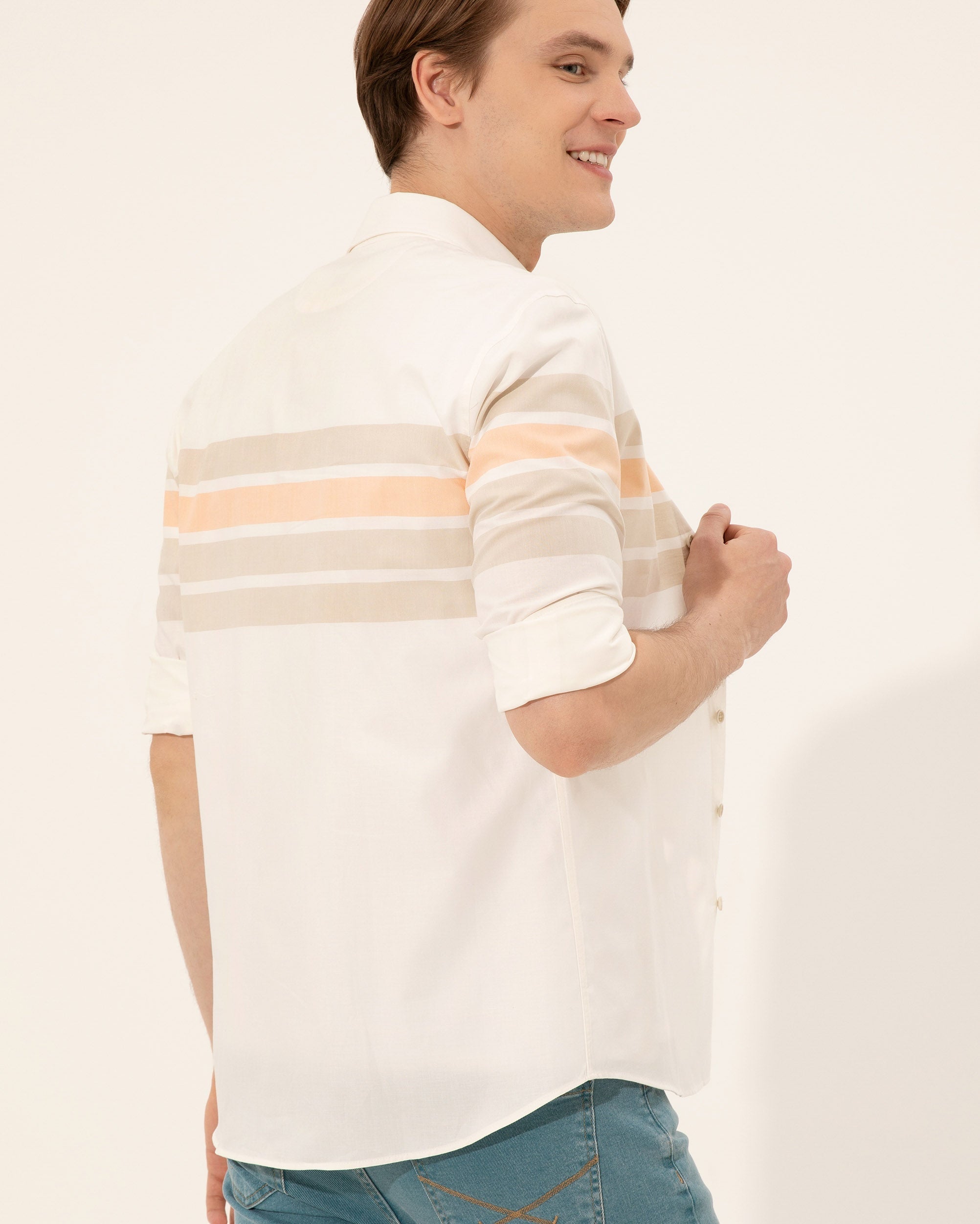 Beige Shirt Long Sleeve U.S. Polo Assn.