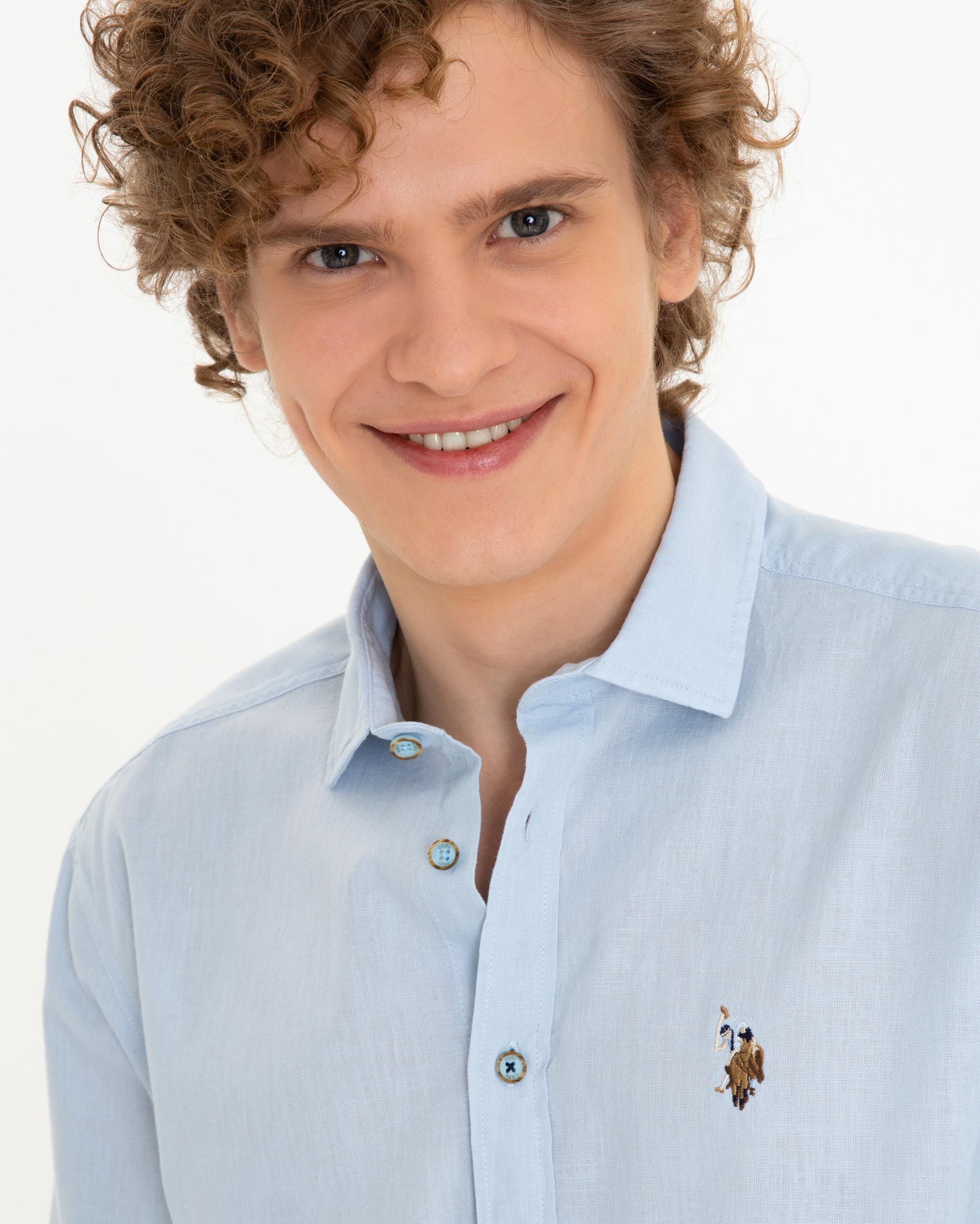 Light Blue Shirt Long Sleeve U.S. Polo Assn.
