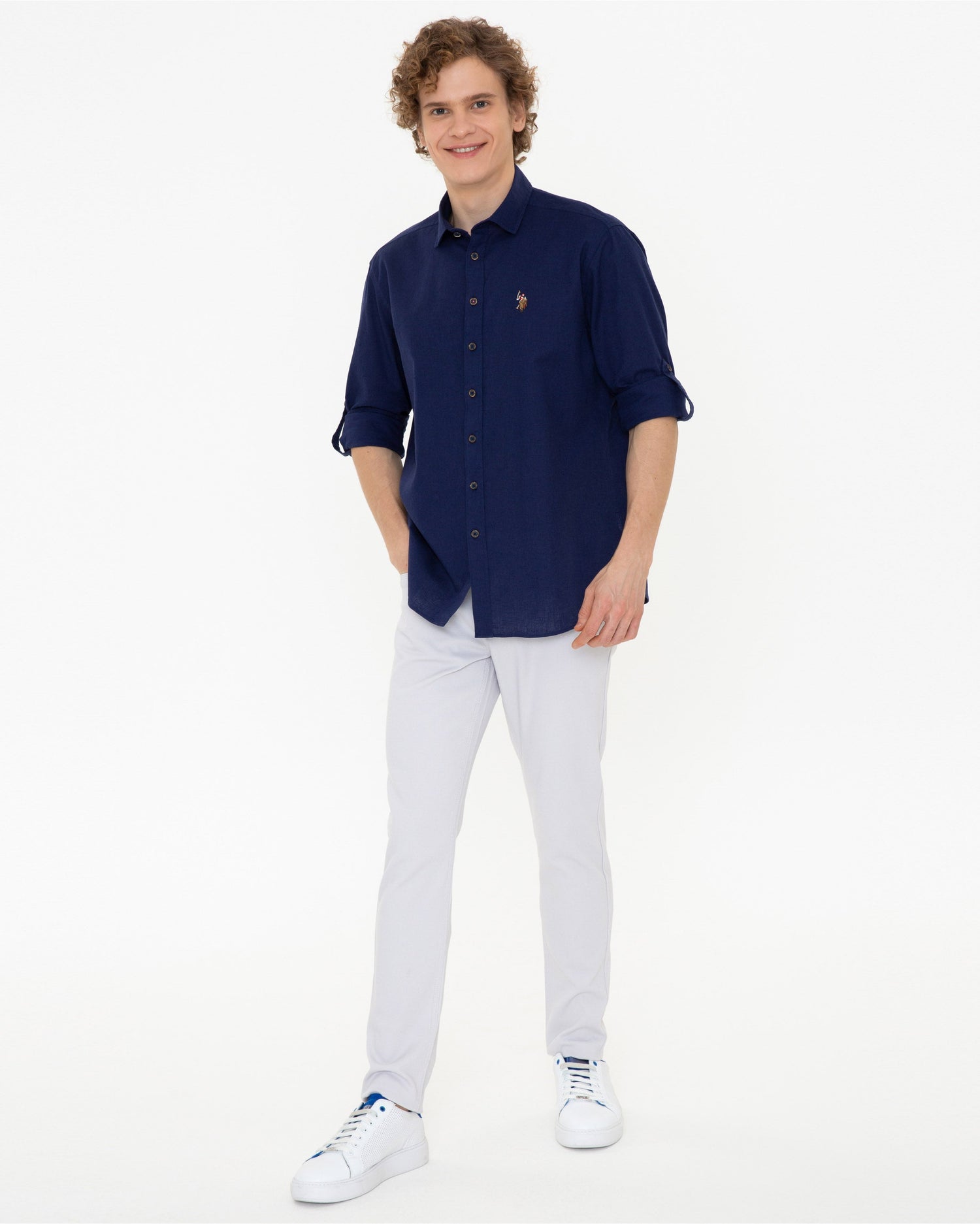 Dark Blue Shirt Long Sleeve U.S. Polo Assn.