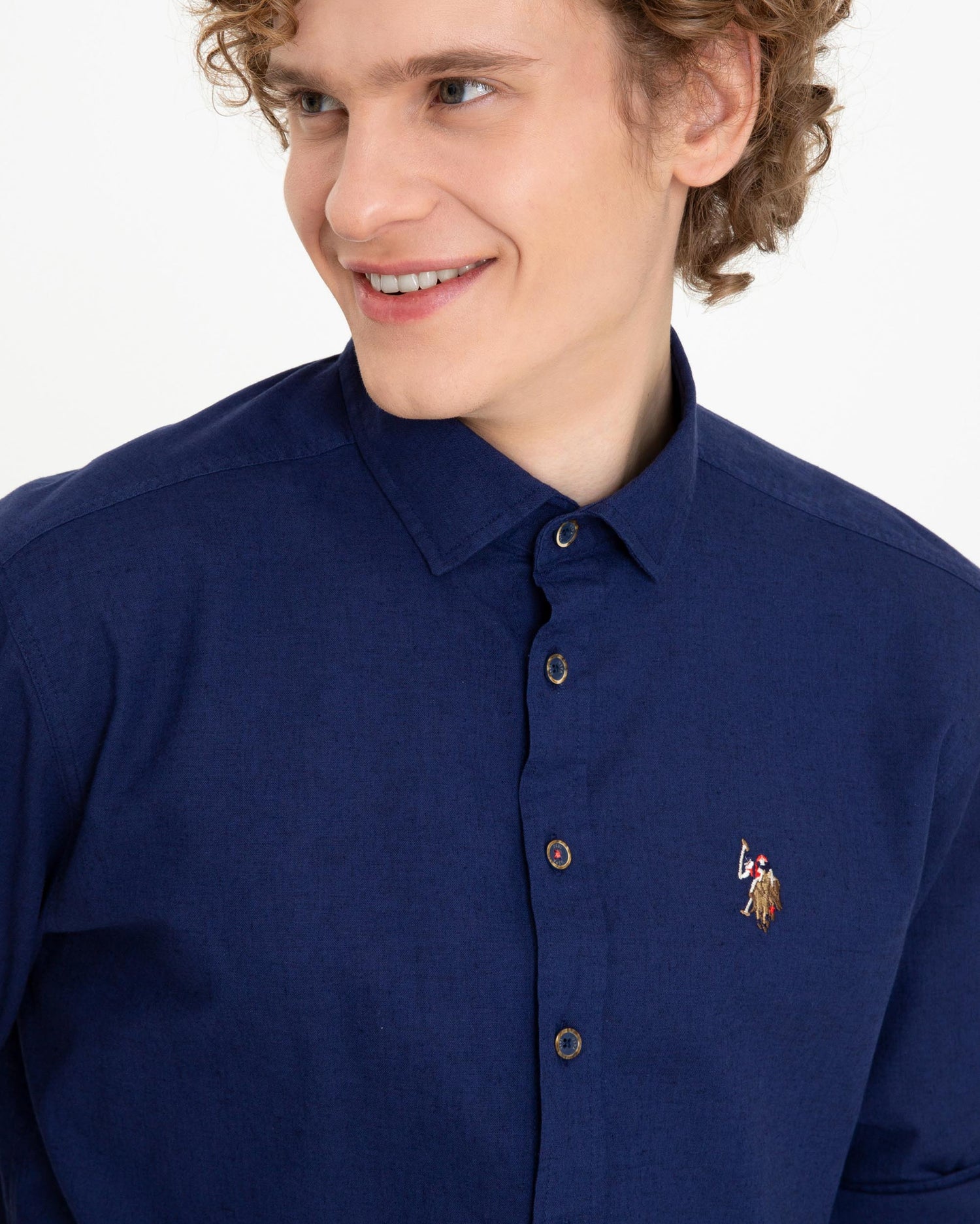 Dark Blue Shirt Long Sleeve U.S. Polo Assn.