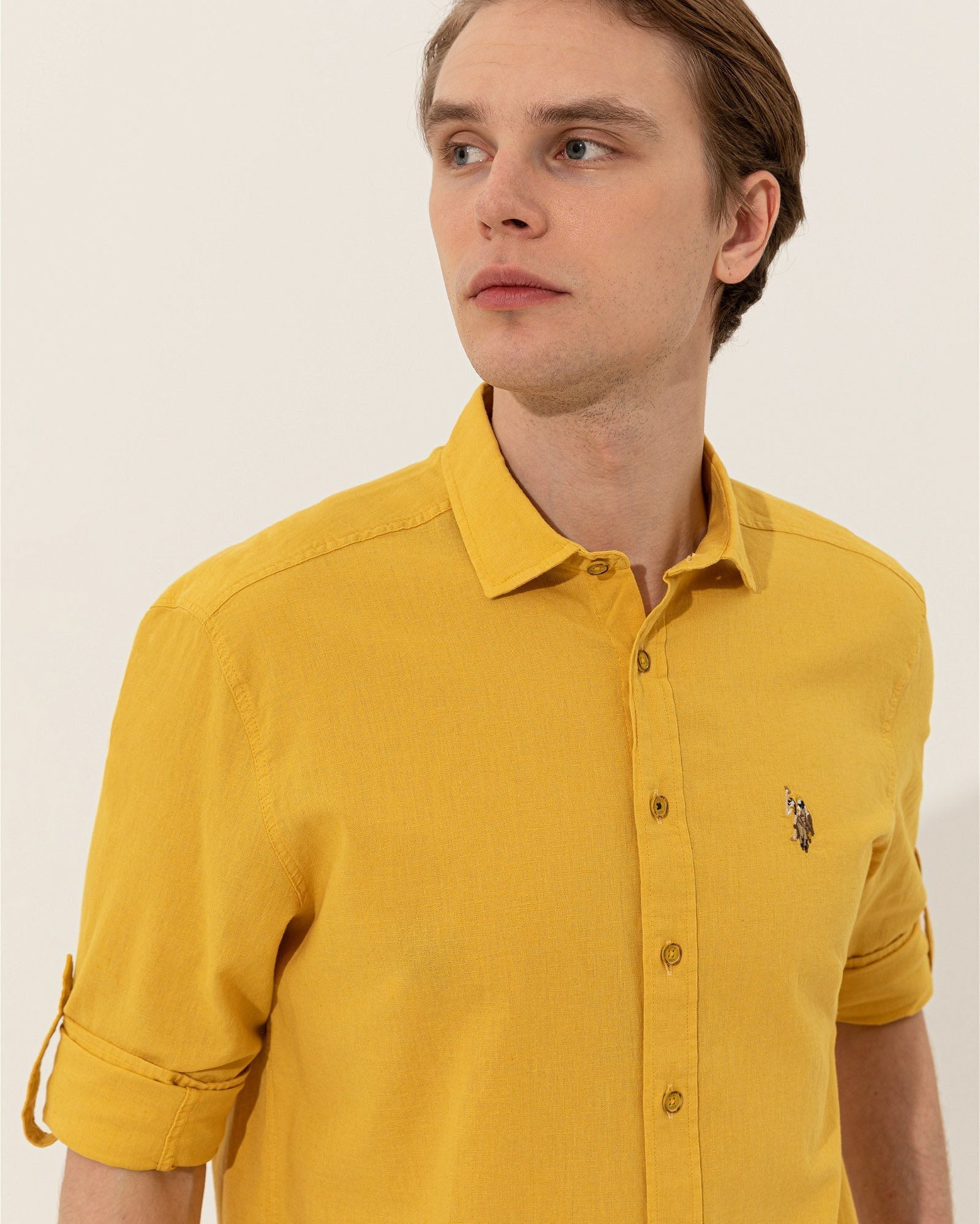 Yellow Shirt Long Sleeve U.S. Polo Assn.