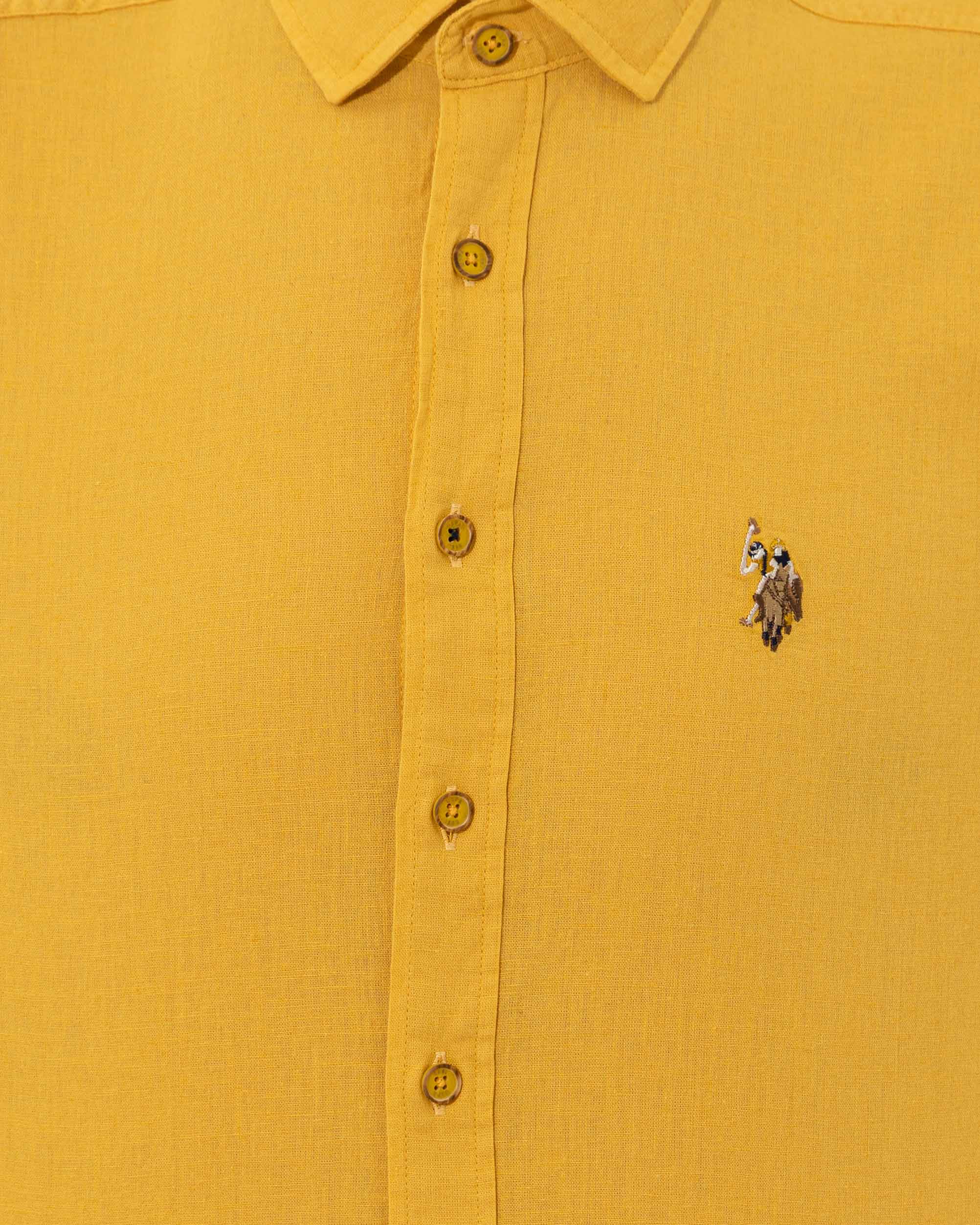 Yellow Shirt Long Sleeve U.S. Polo Assn.