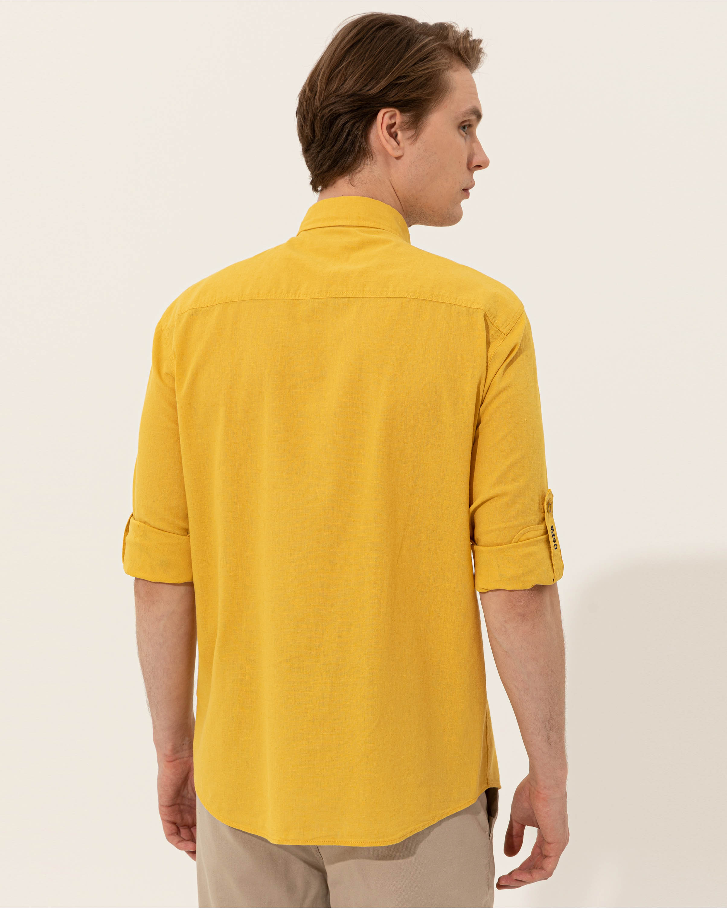 Yellow Shirt Long Sleeve U.S. Polo Assn.