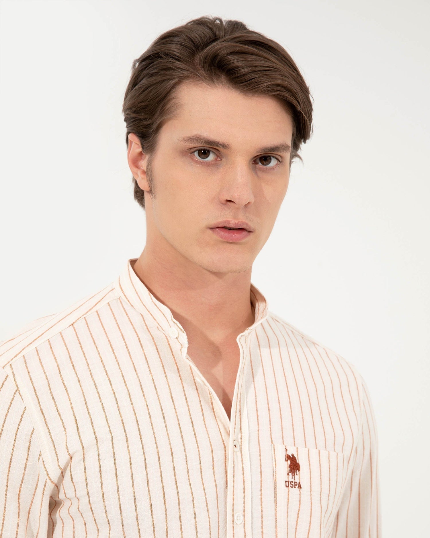 Beige Shirt Long Sleeve U.S. Polo Assn.